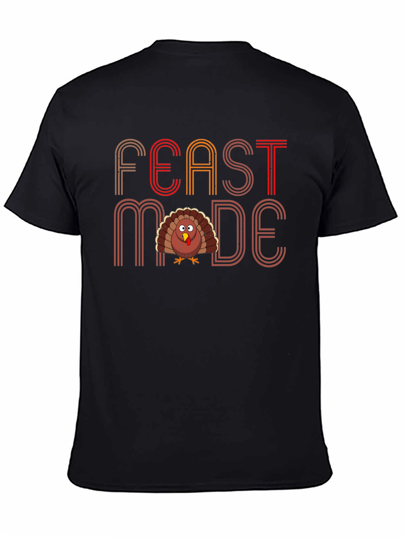 Feast Mode Turkey T-Shirt Thanksgiving Holiday Tee