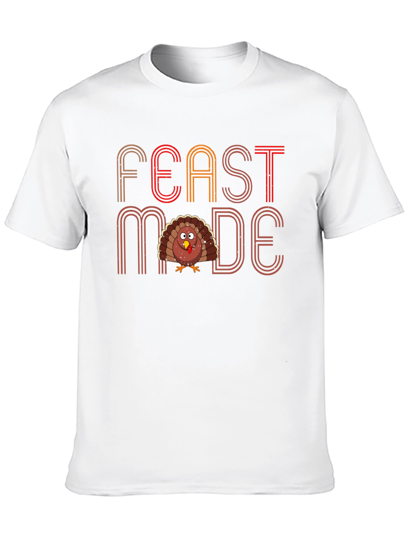 Feast Mode Turkey T-Shirt Thanksgiving Holiday Tee