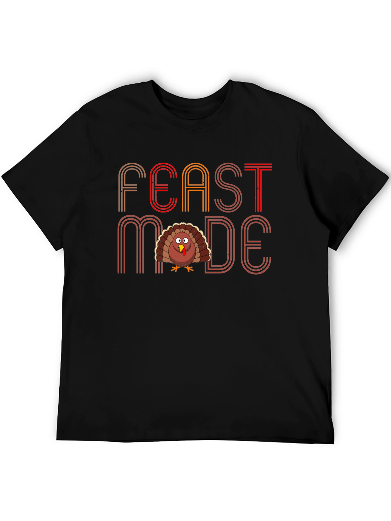 Feast Mode Turkey T-Shirt Thanksgiving Holiday Tee