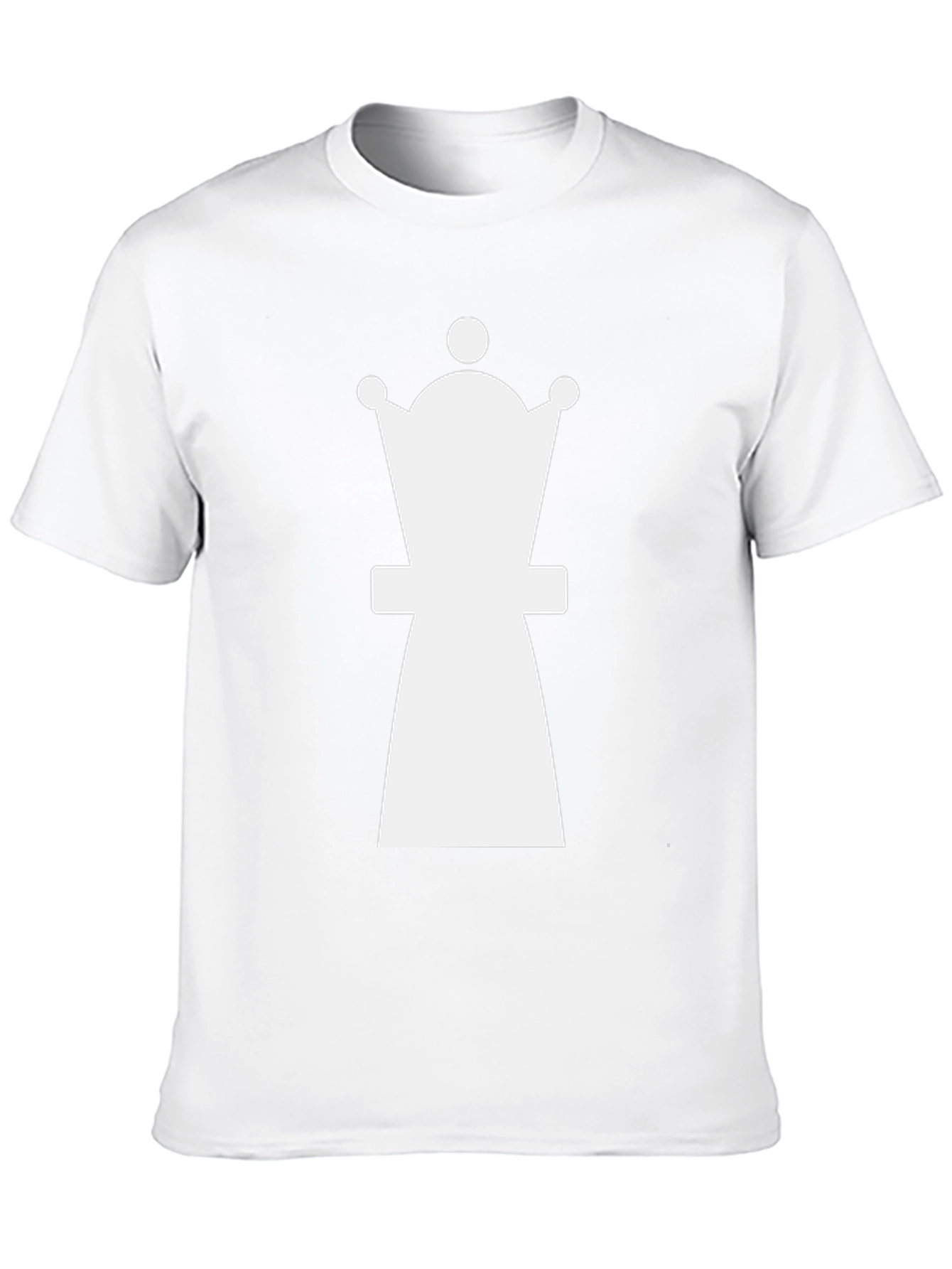 Chess Queen Graphic T-Shirt - Black Cotton Tee