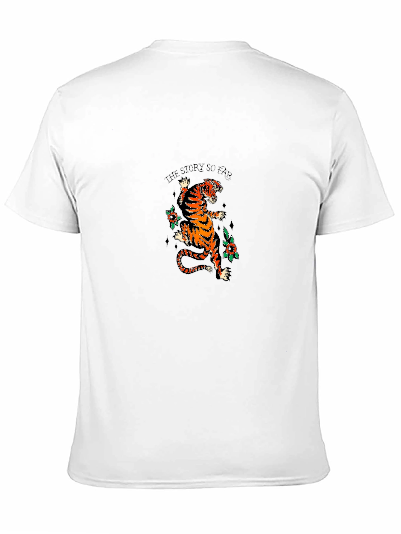 Tiger Graphic Black Tee
