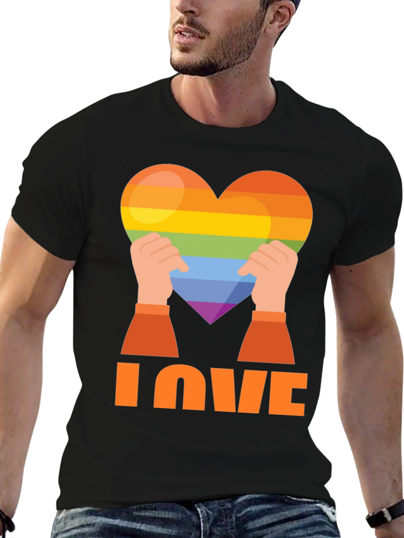 LGBTQ+ Pride Love Graphic Tee