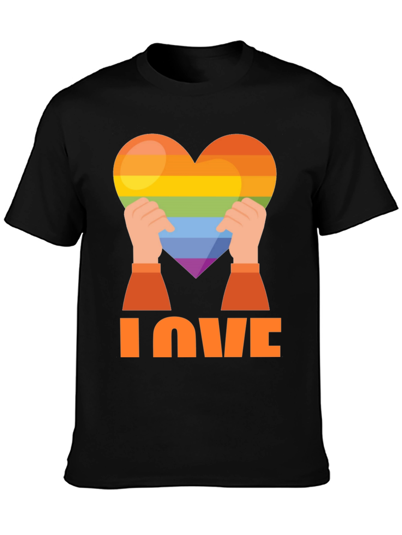 LGBTQ+ Pride Love Graphic Tee