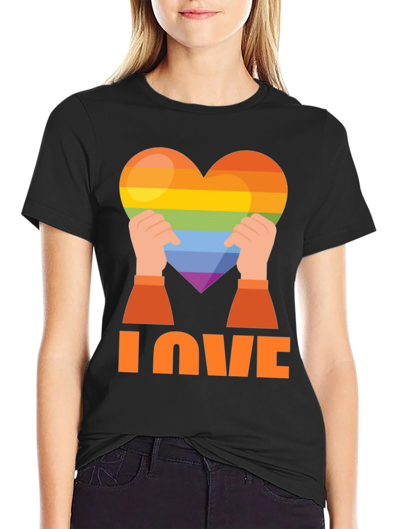 LGBTQ+ Pride Love Graphic Tee
