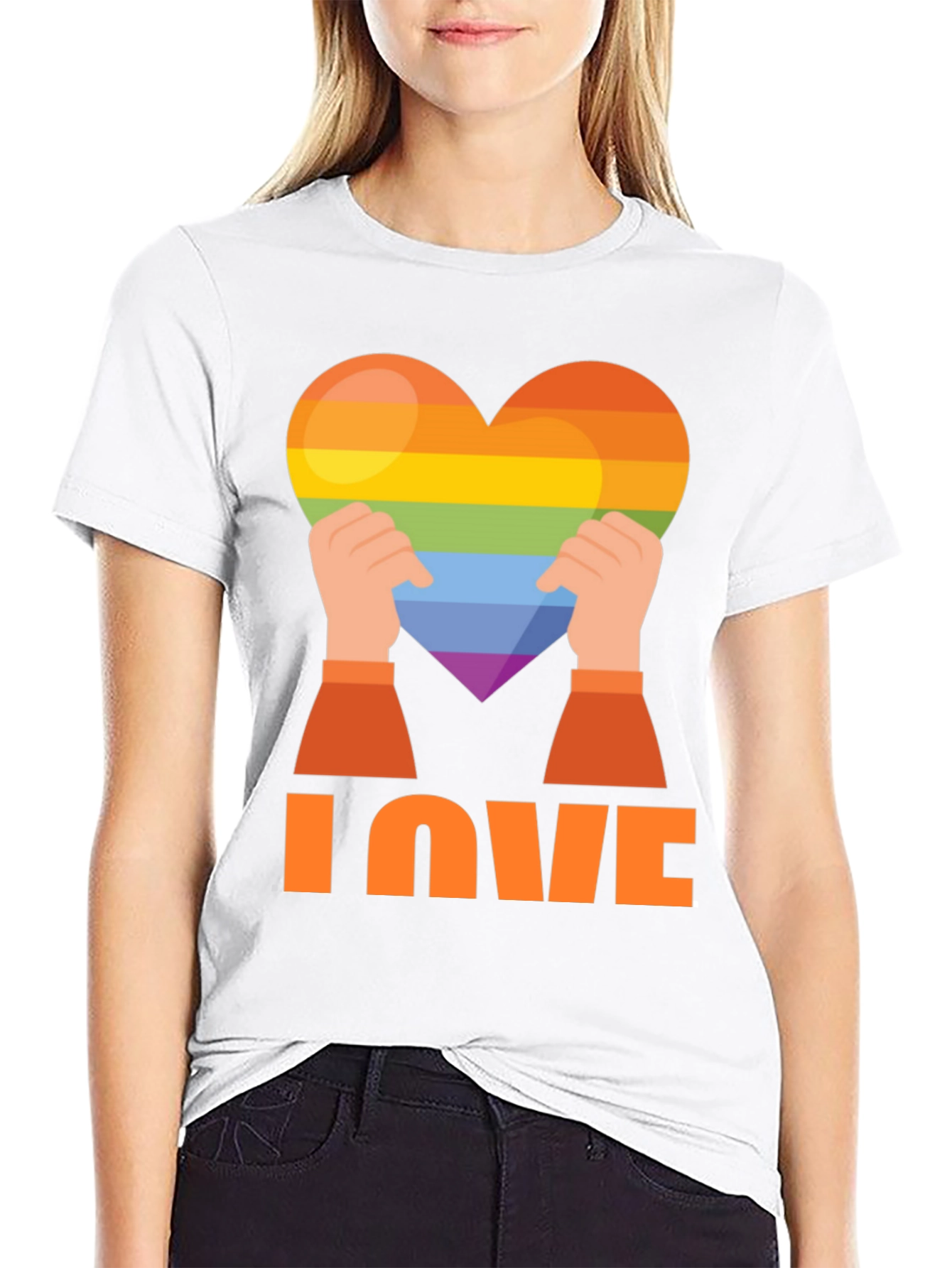 LGBTQ+ Pride Love Graphic Tee
