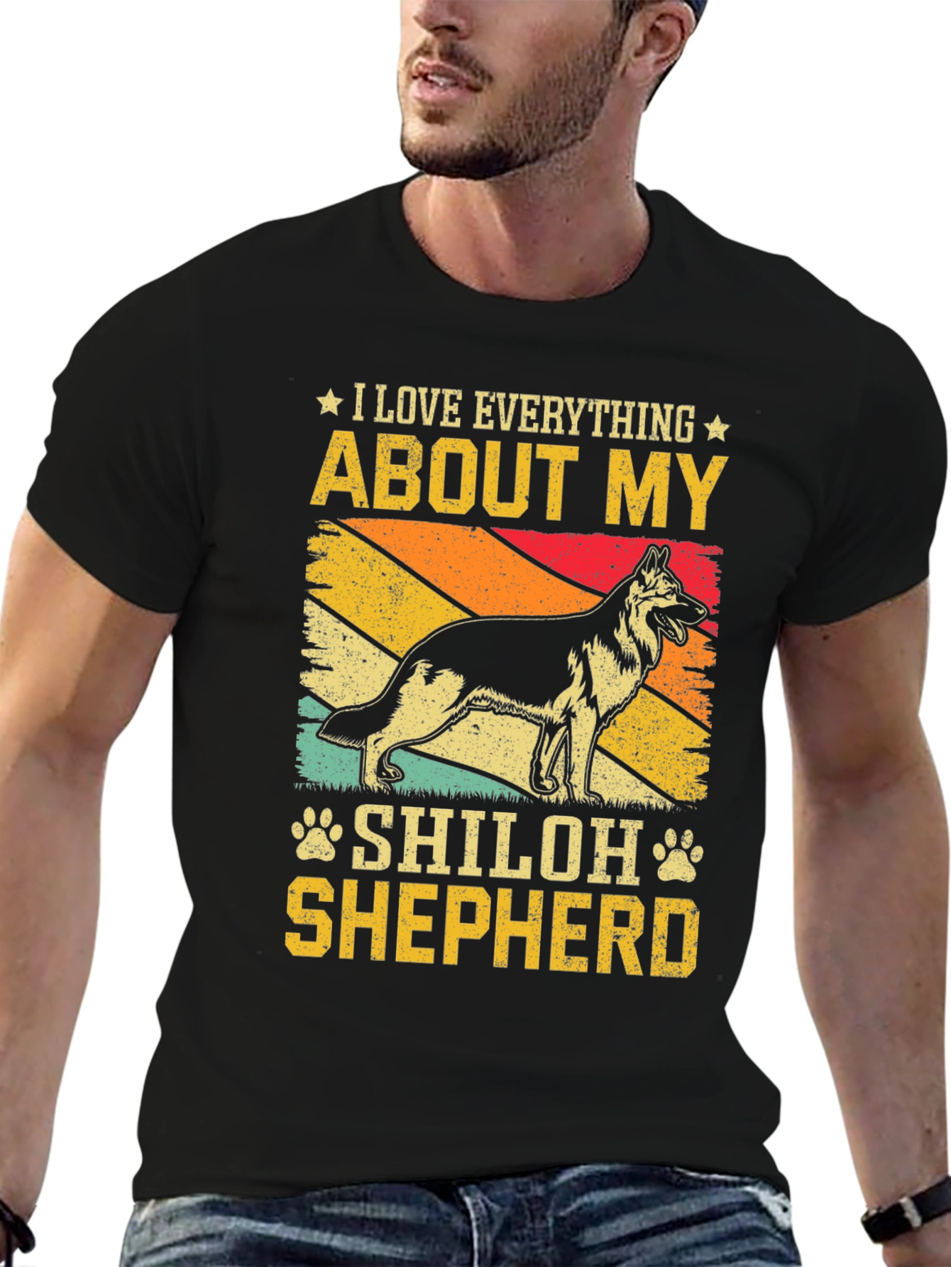 I Love My Shiloh Shepherd T-Shirt Dog Owner Gift