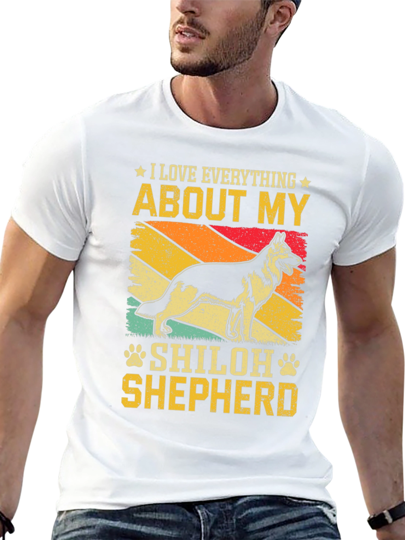 I Love My Shiloh Shepherd T-Shirt Dog Owner Gift
