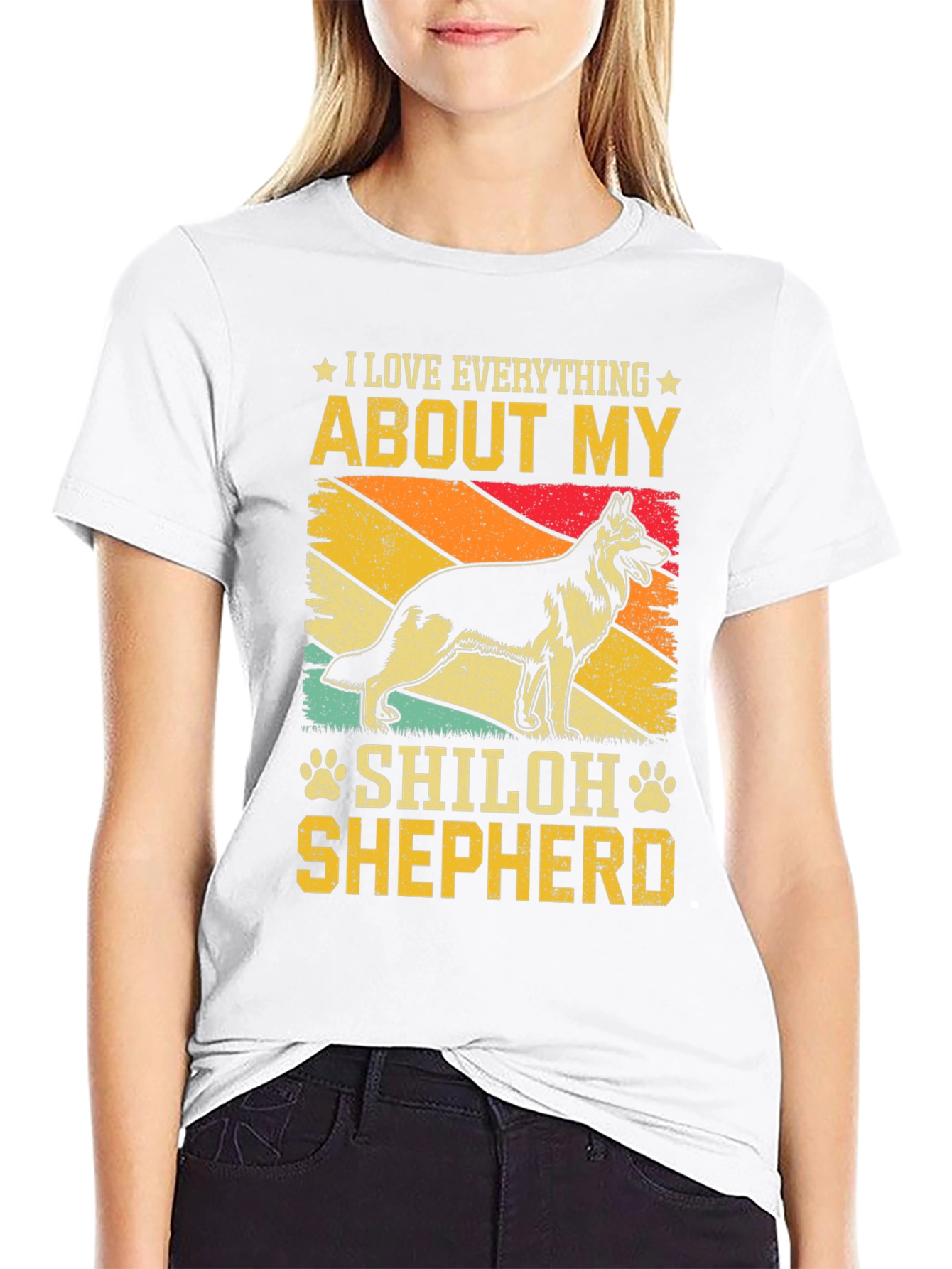 I Love My Shiloh Shepherd T-Shirt Dog Owner Gift