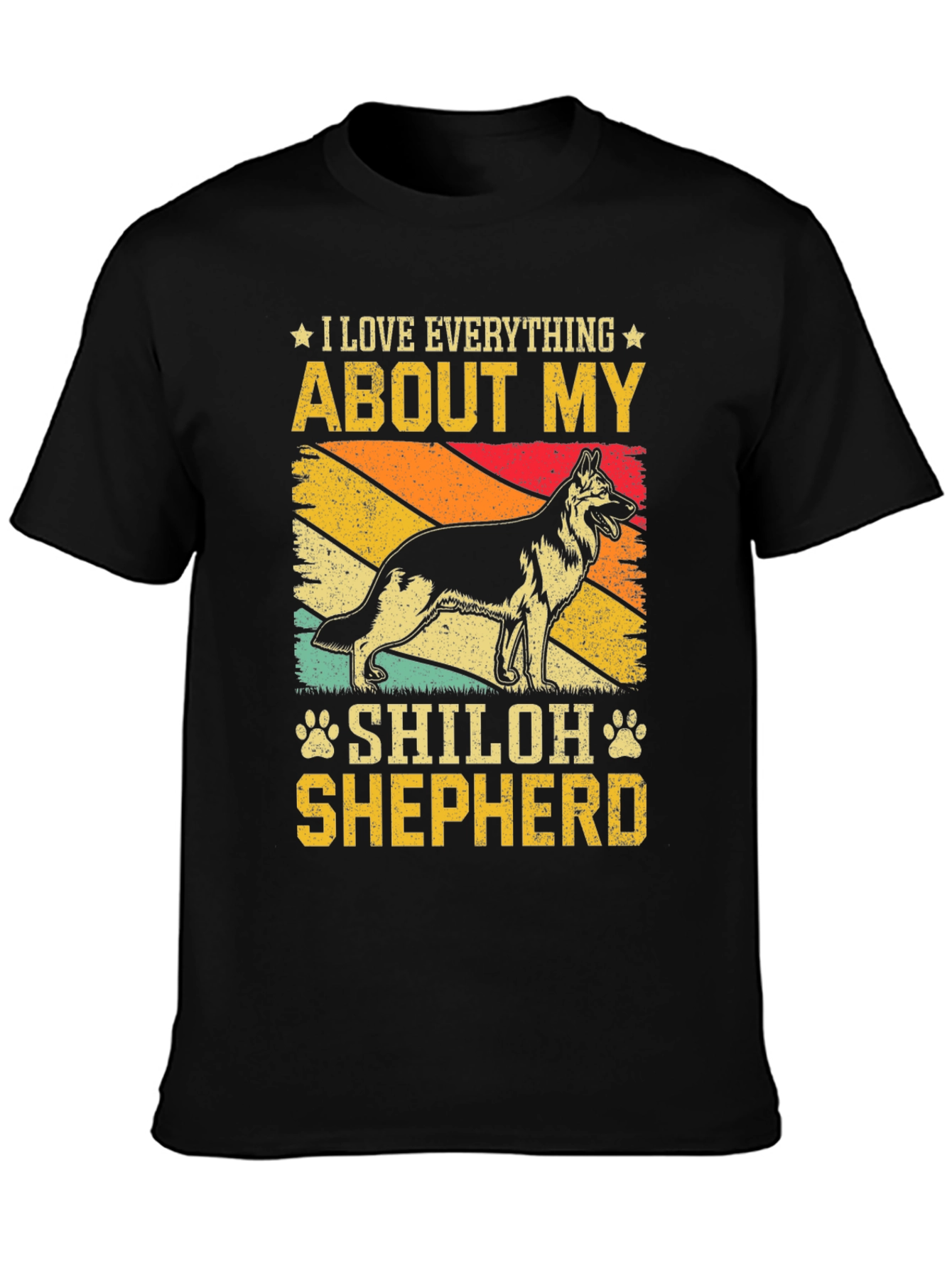 I Love My Shiloh Shepherd T-Shirt Dog Owner Gift
