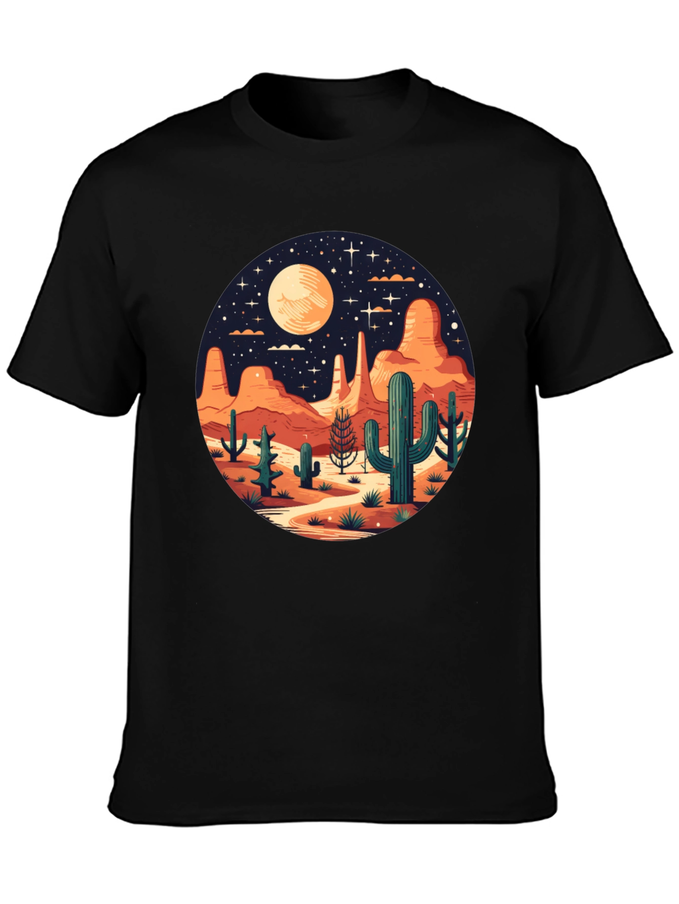 Desert Landscape Graphic T-Shirt