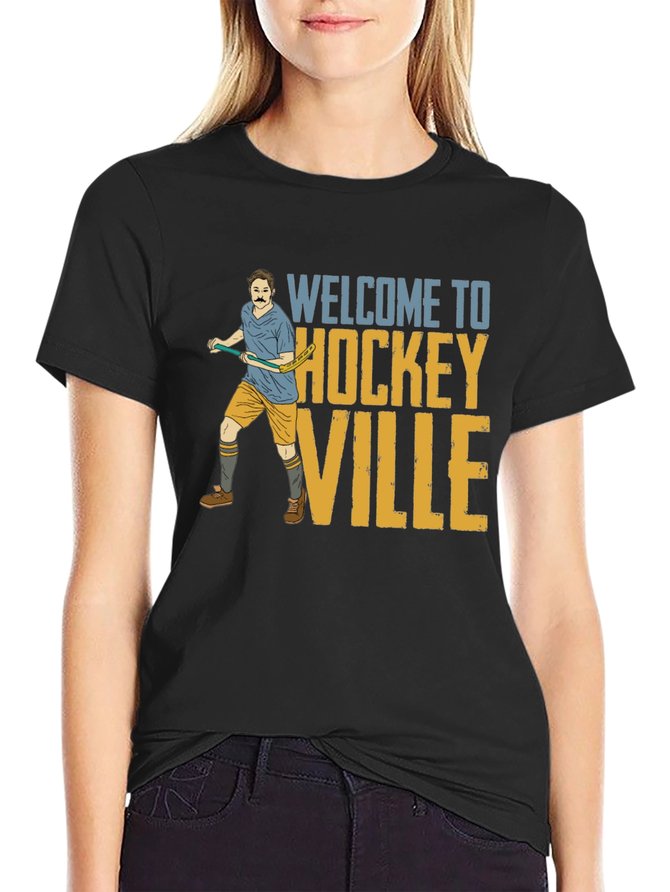 Welcome to Hockey Ville Graphic Tee