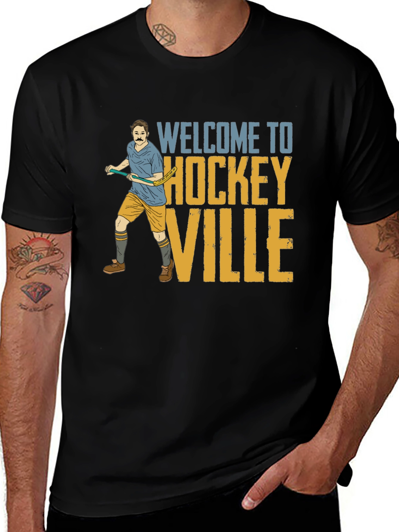 Welcome to Hockey Ville Graphic Tee