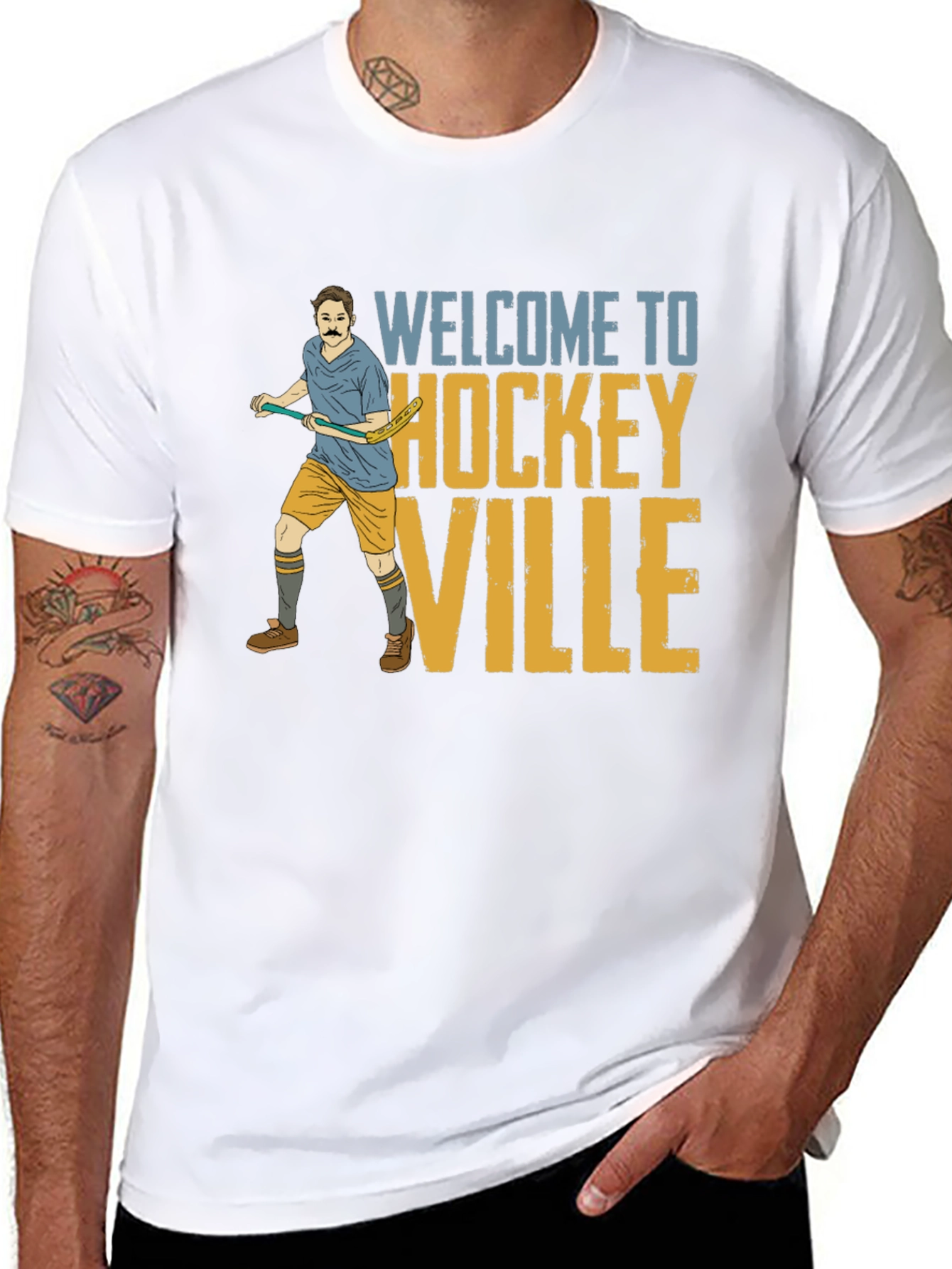 Welcome to Hockey Ville Graphic Tee