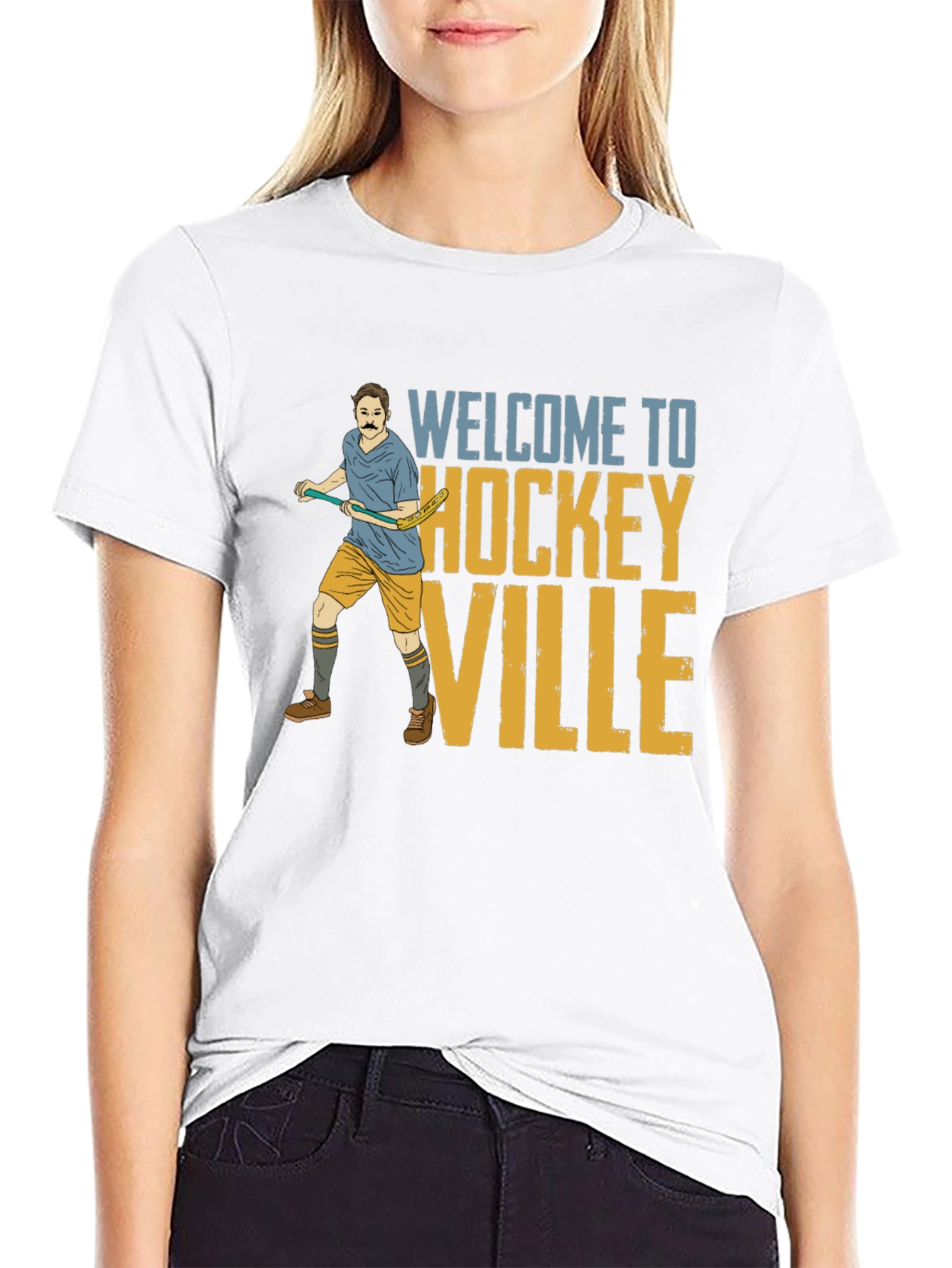 Welcome to Hockey Ville Graphic Tee