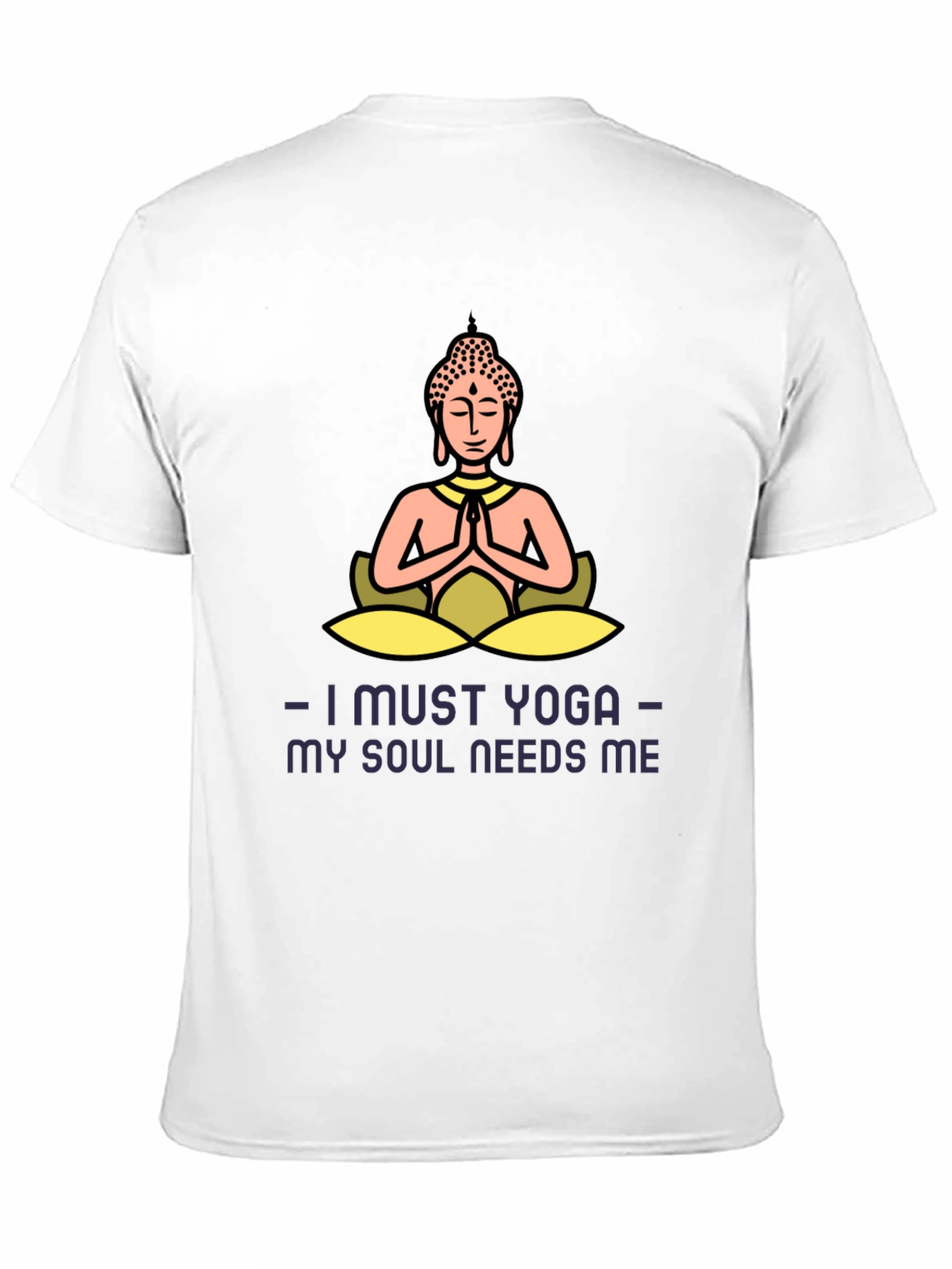 Yoga Soul Needs Me Black T-Shirt