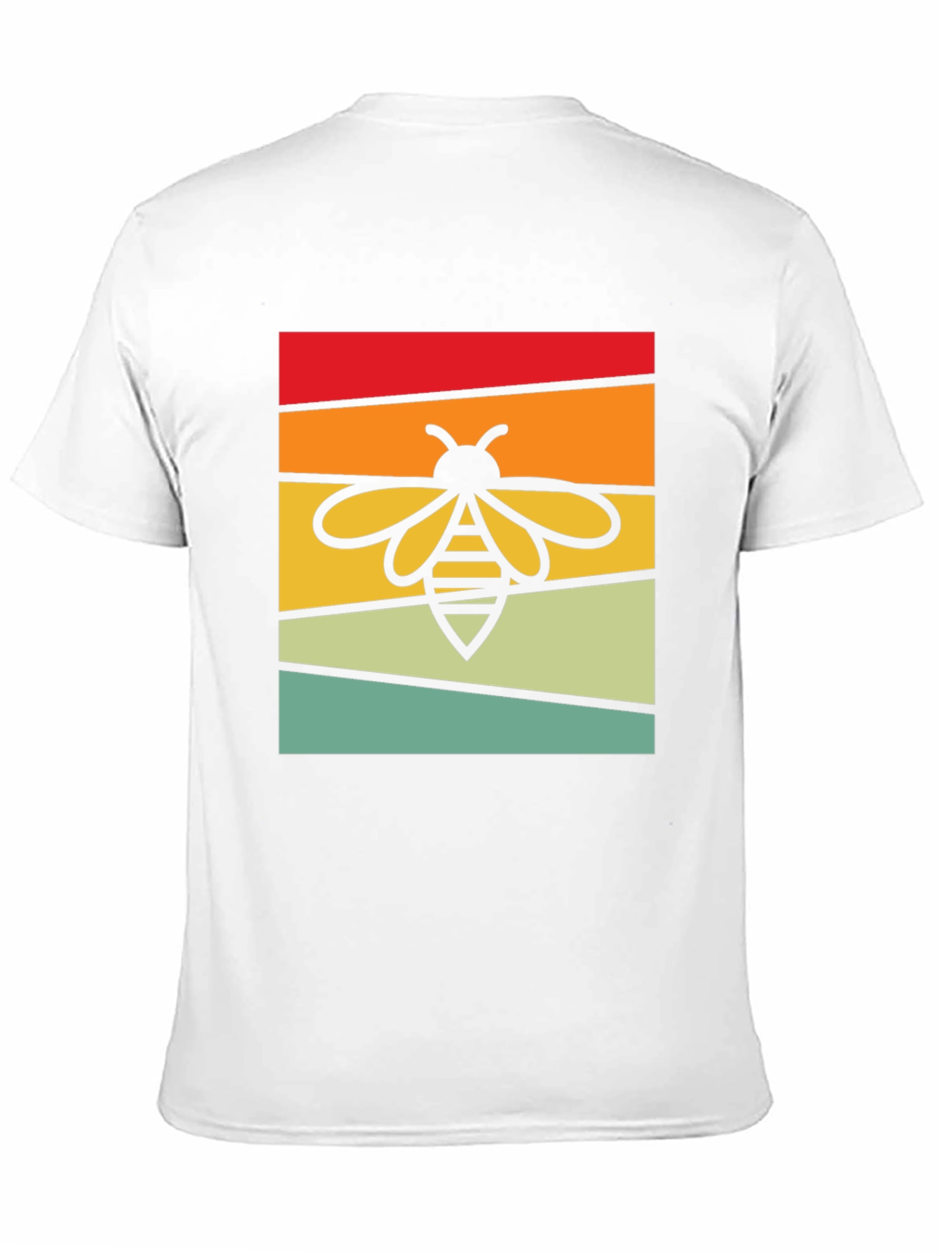Retro Bee Graphic Tee - Black