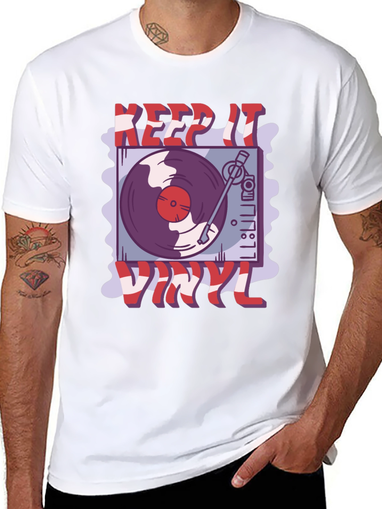 Keep It Vinyl Graphic Tee