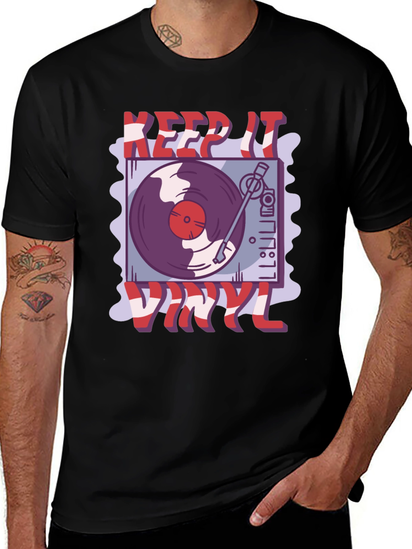 Keep It Vinyl Graphic Tee