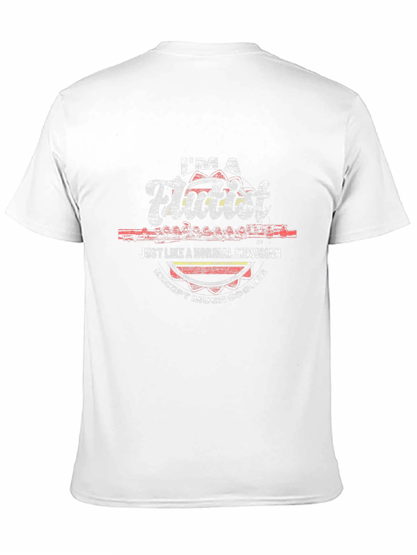 Cool Flutist T-Shirt - Musician Novelty Tee