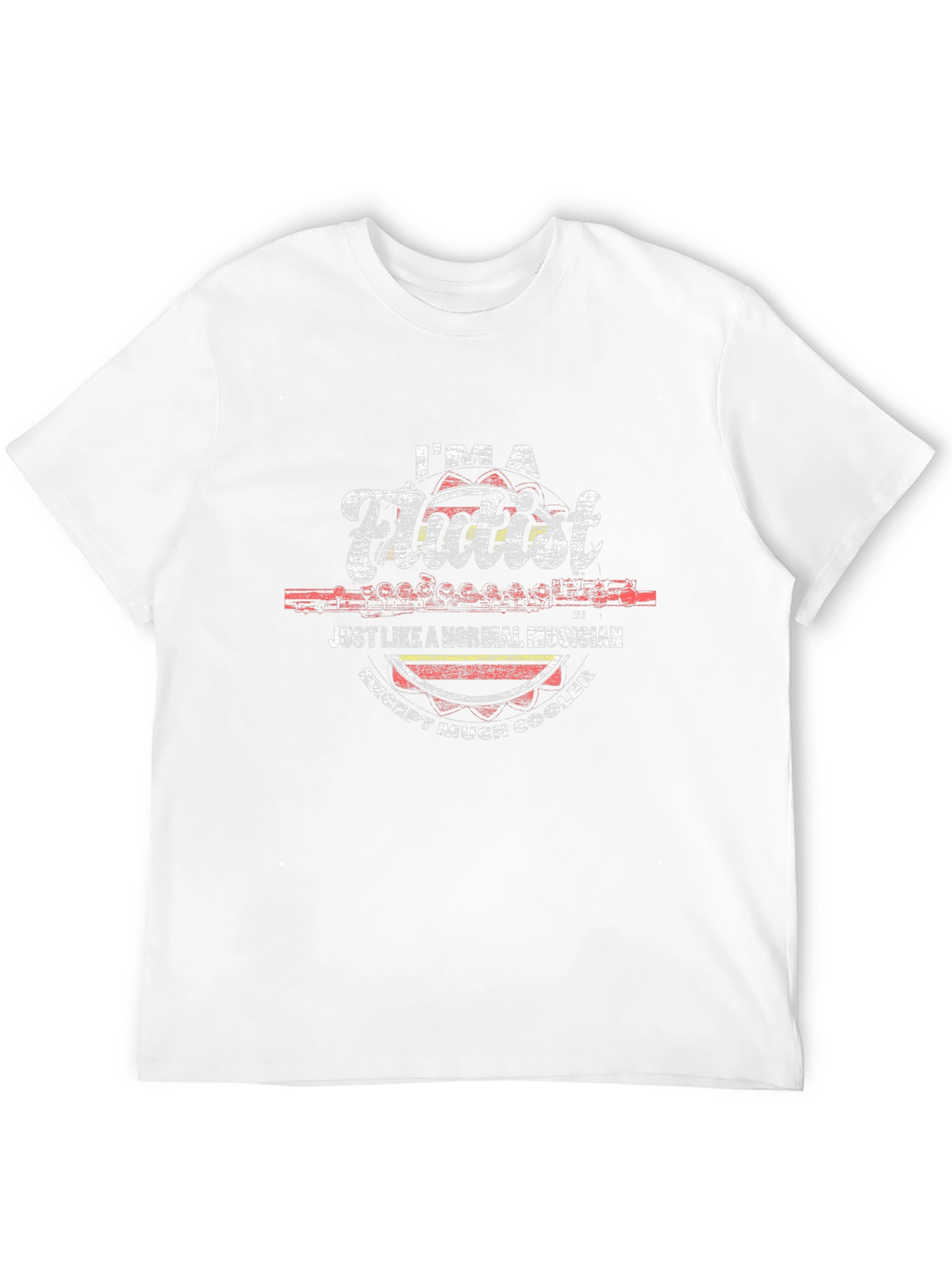 Cool Flutist T-Shirt - Musician Novelty Tee