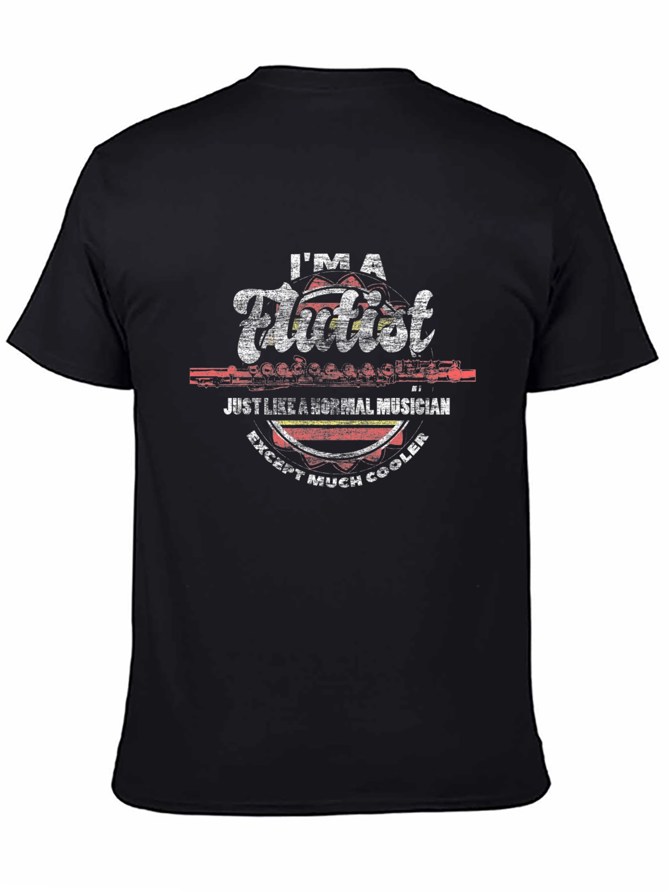 Cool Flutist T-Shirt - Musician Novelty Tee