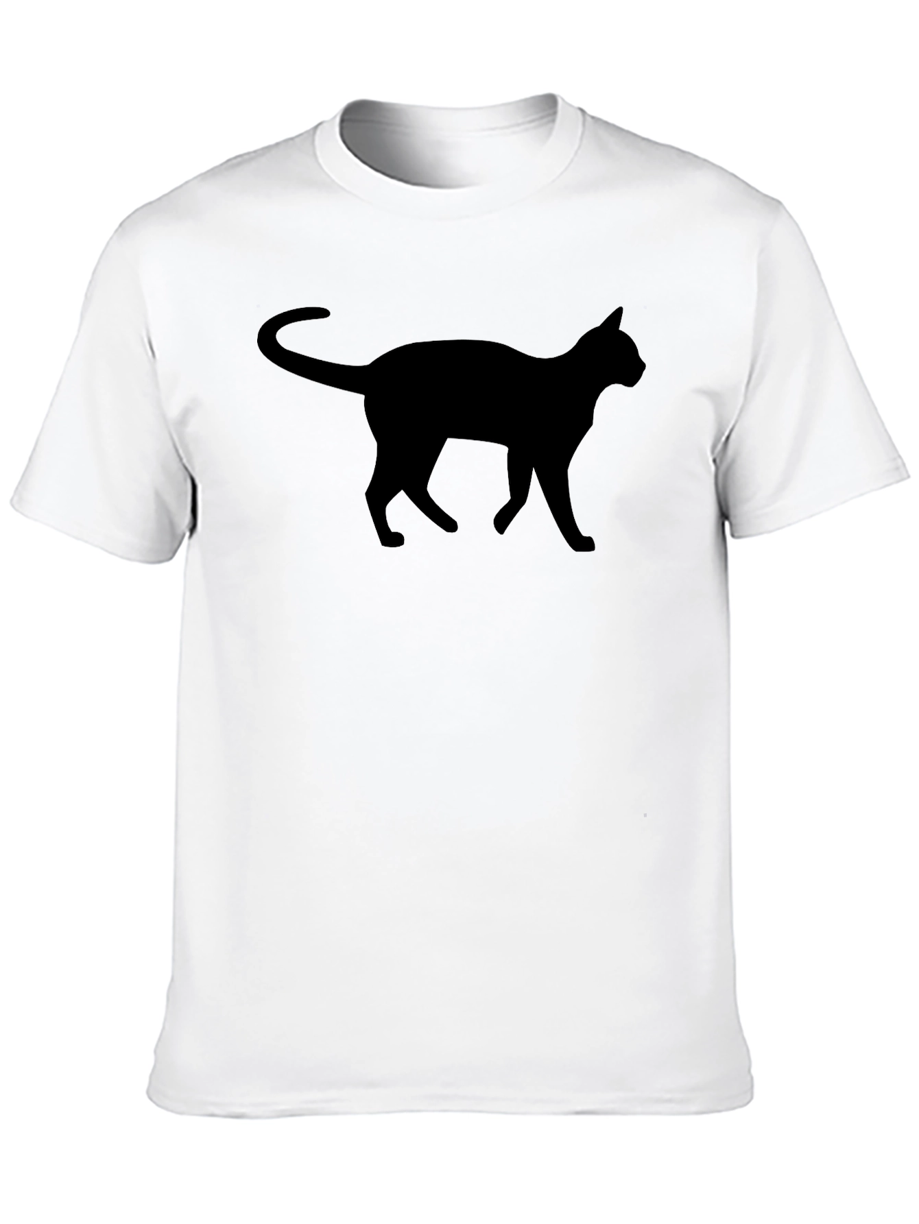 Black Cat Silhouette T-Shirt