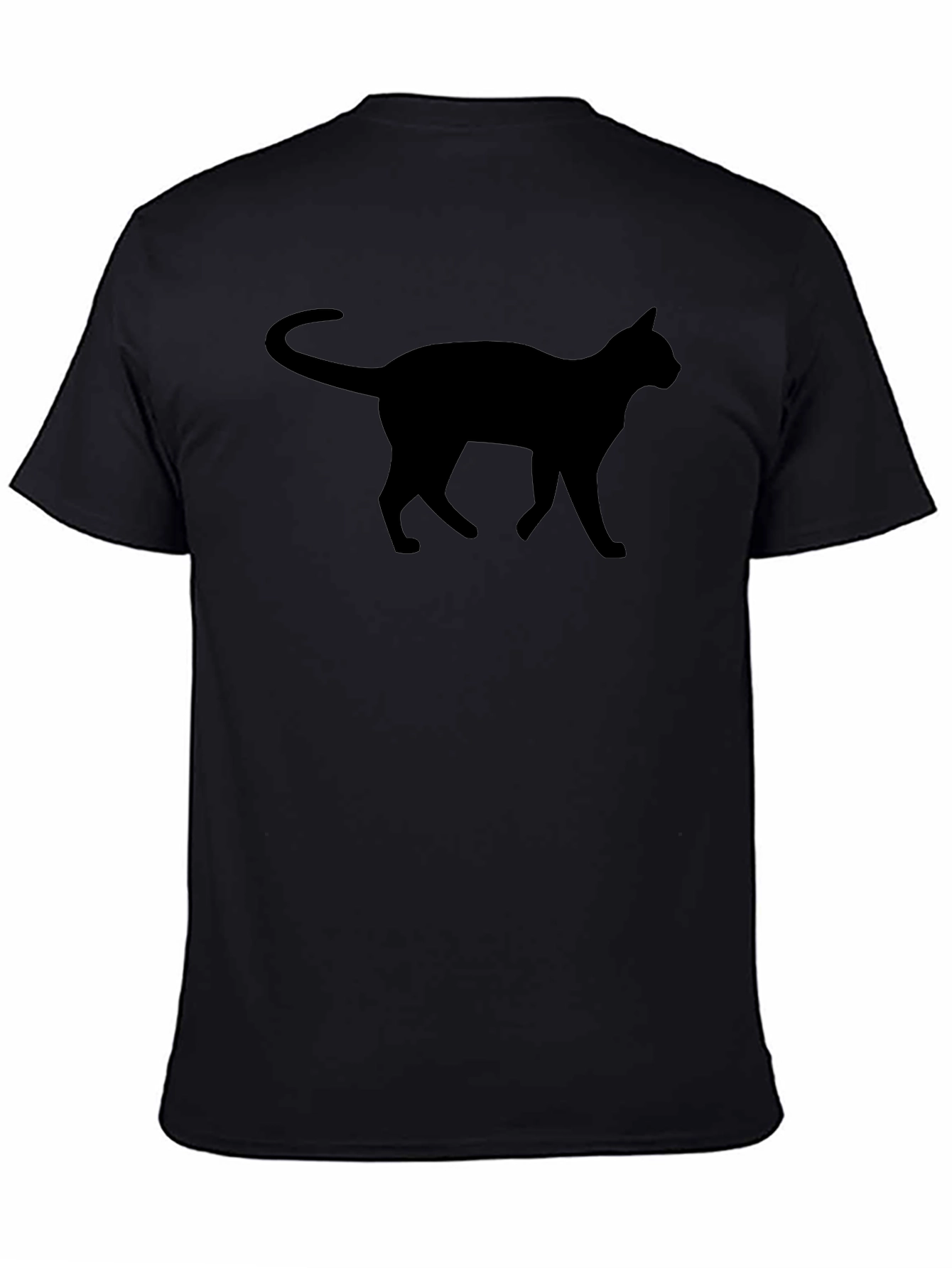 Black Cat Silhouette T-Shirt
