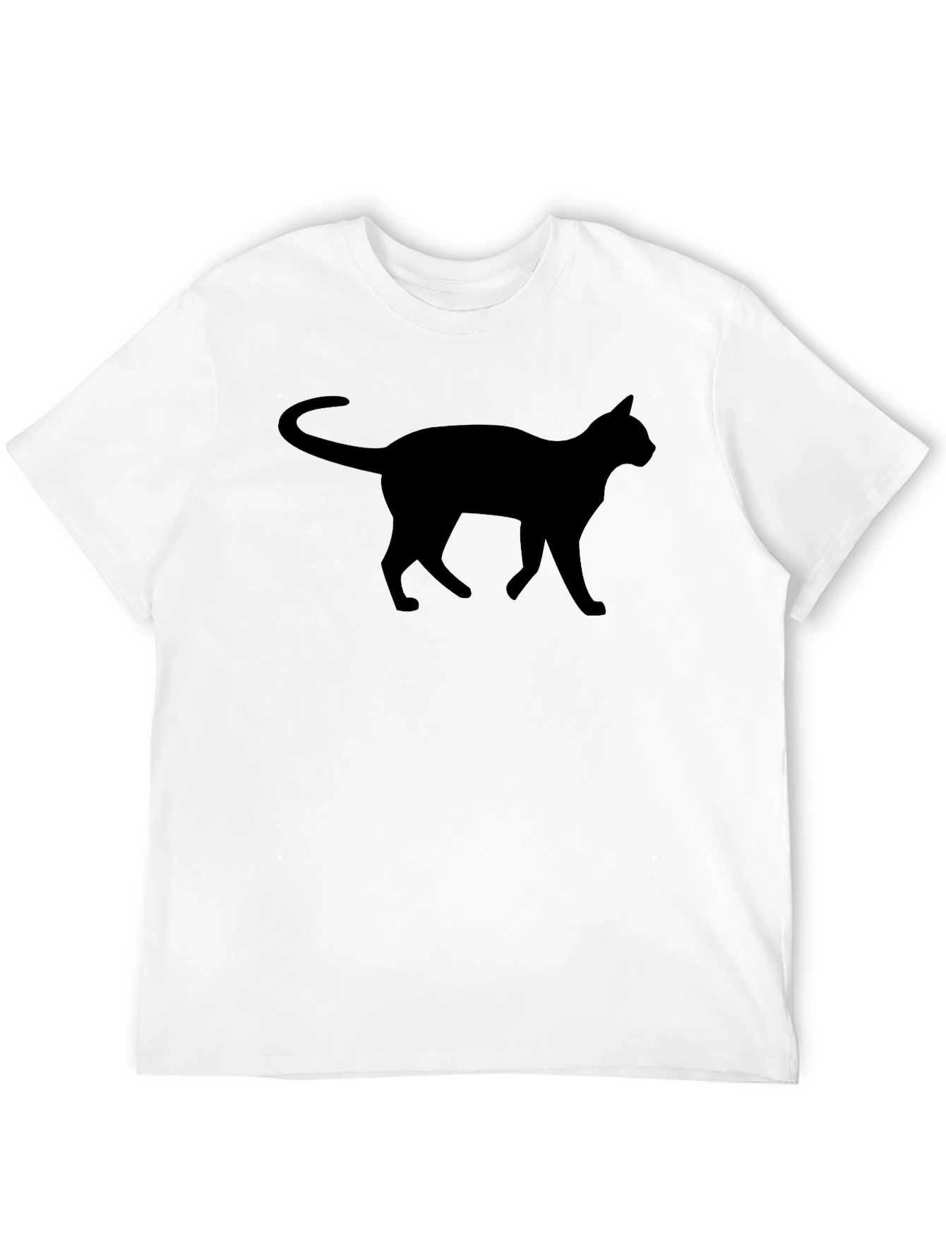Black Cat Silhouette T-Shirt