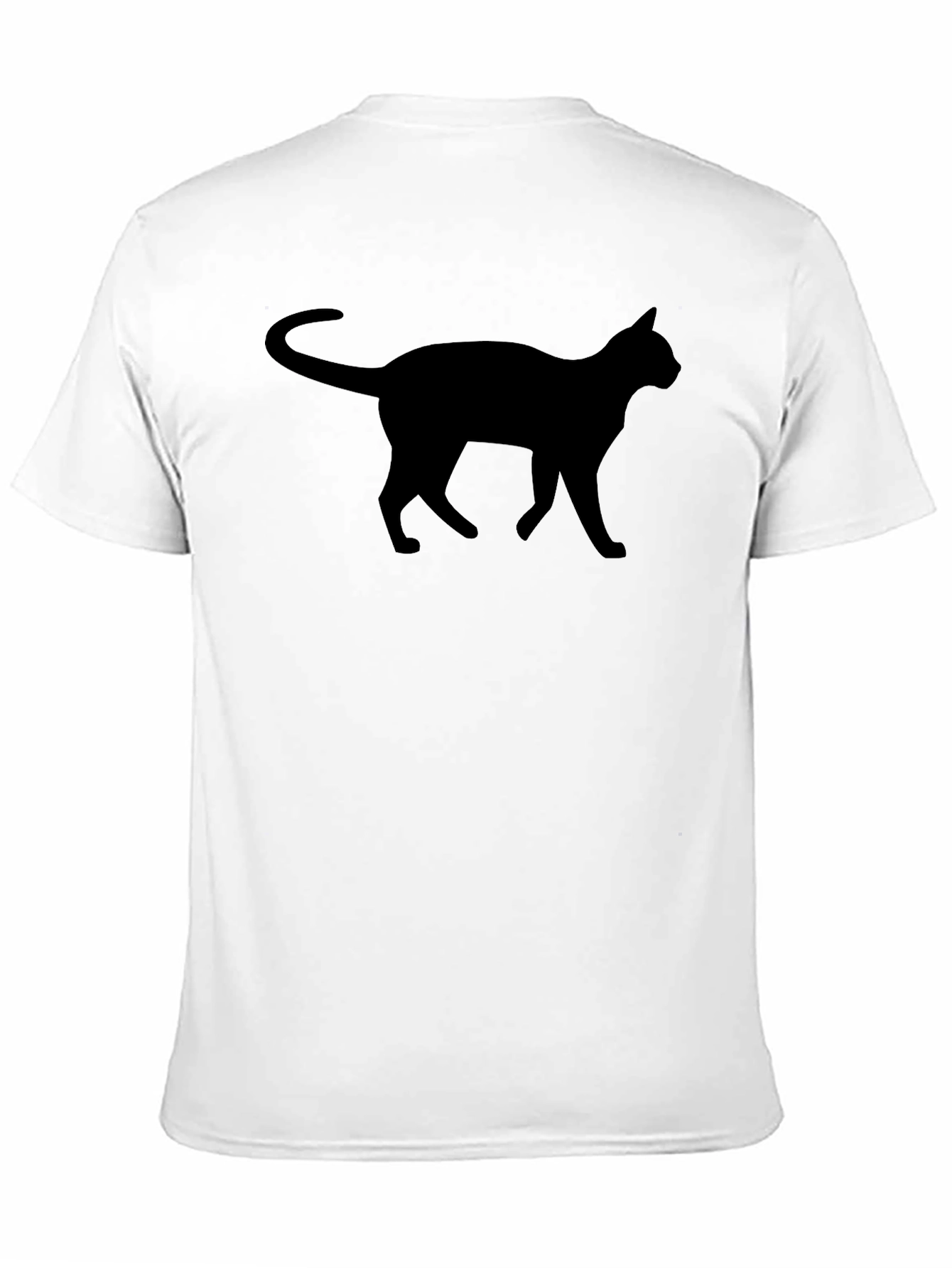 Black Cat Silhouette T-Shirt