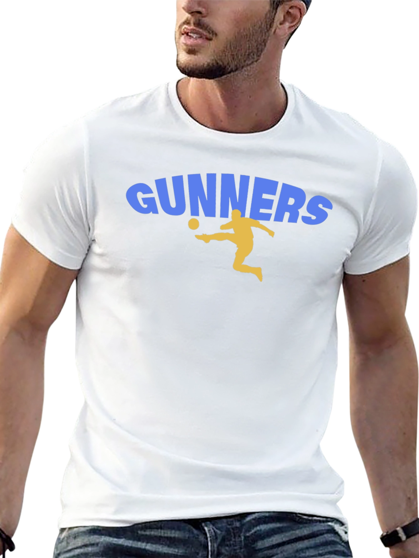 Gunners Soccer Fan T-Shirt - Black