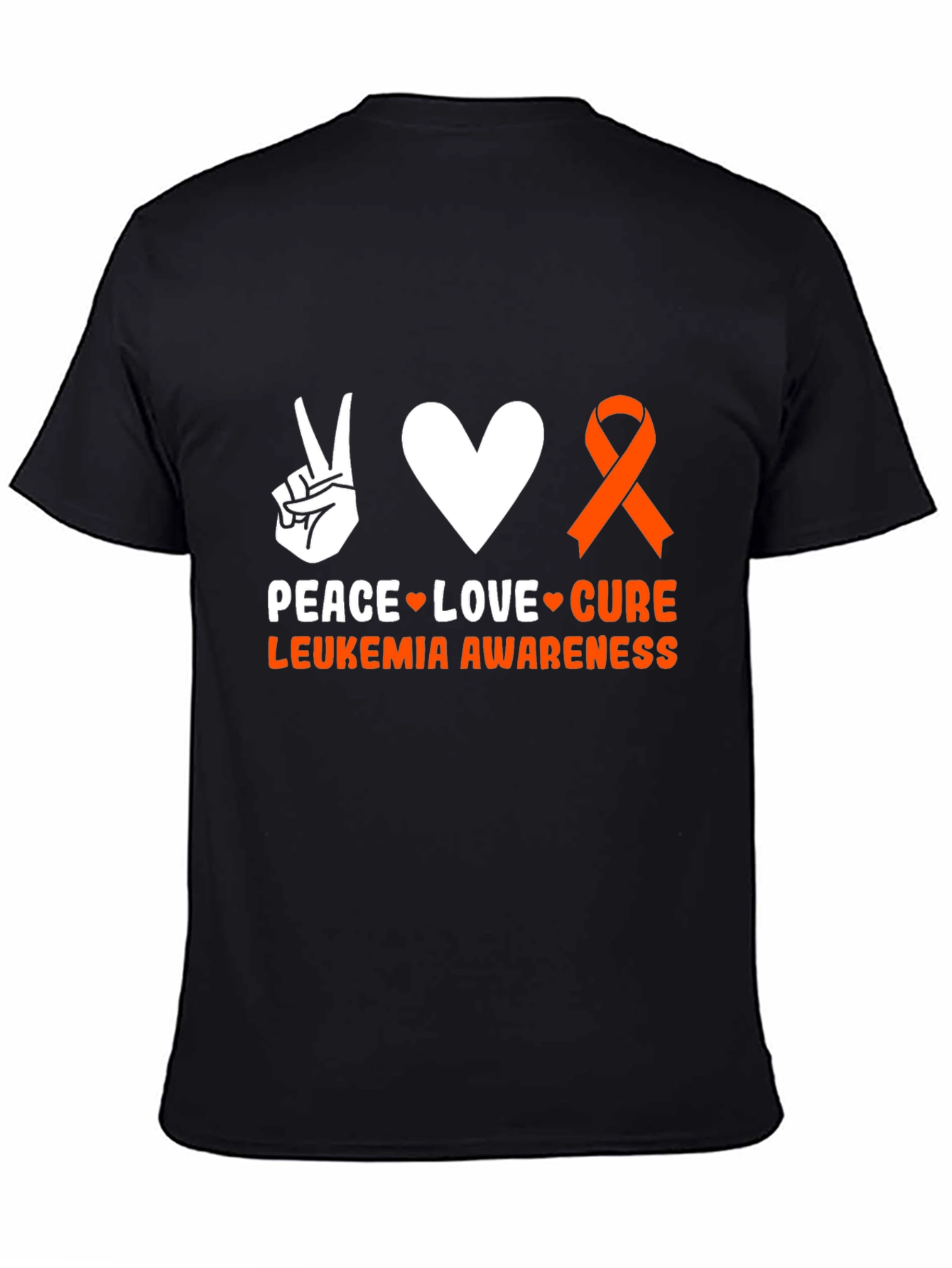 Peace Love Cure Leukemia Awareness T-Shirt