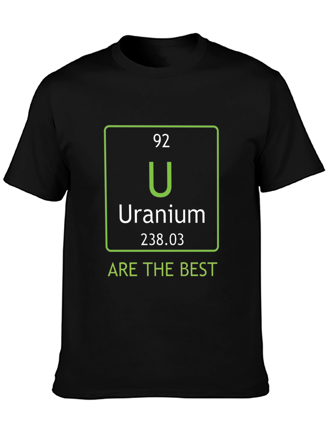 Uranium Periodic Table T-Shirt - Funny Science Tee