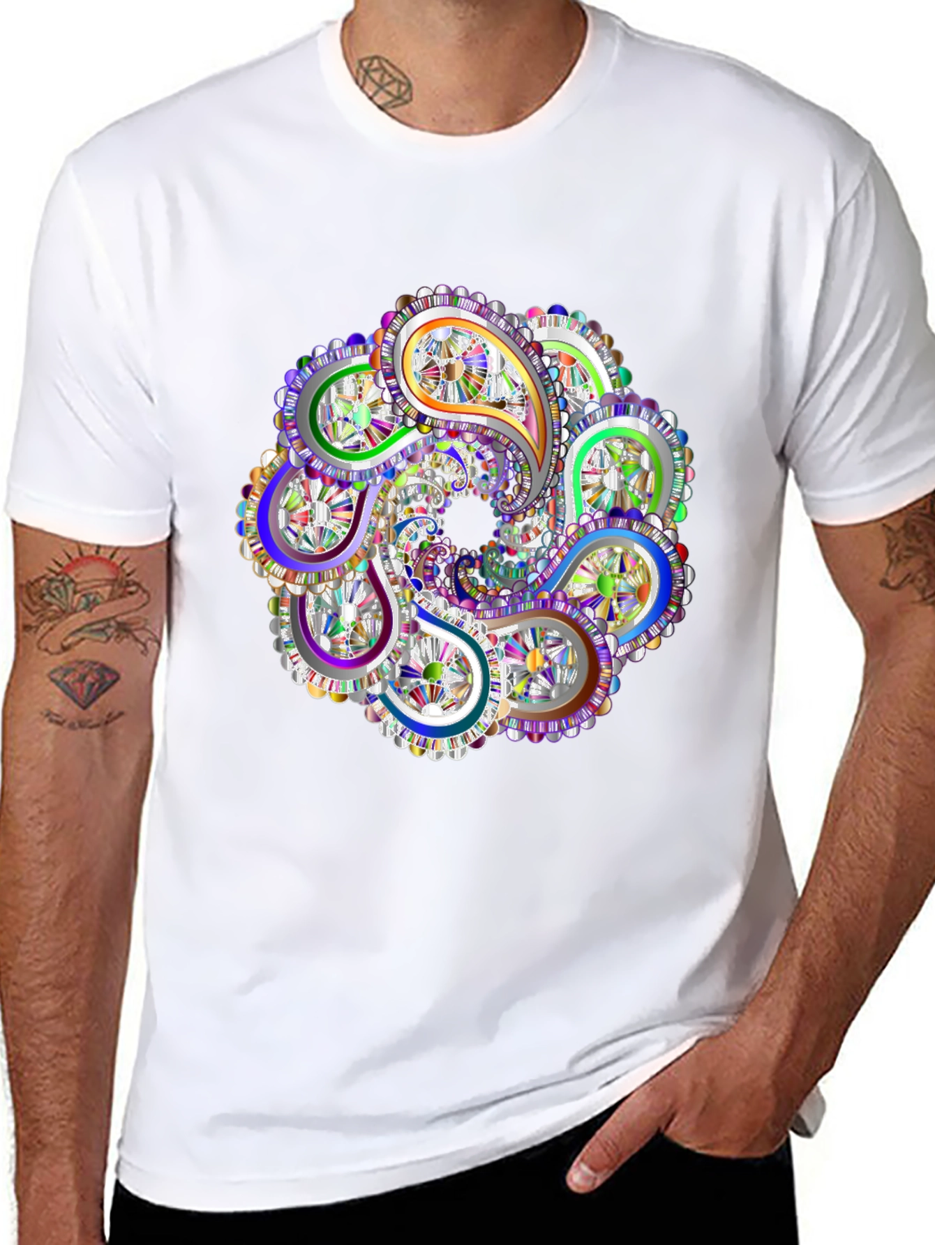 Kaleidoscope Paisley Graphic Tee