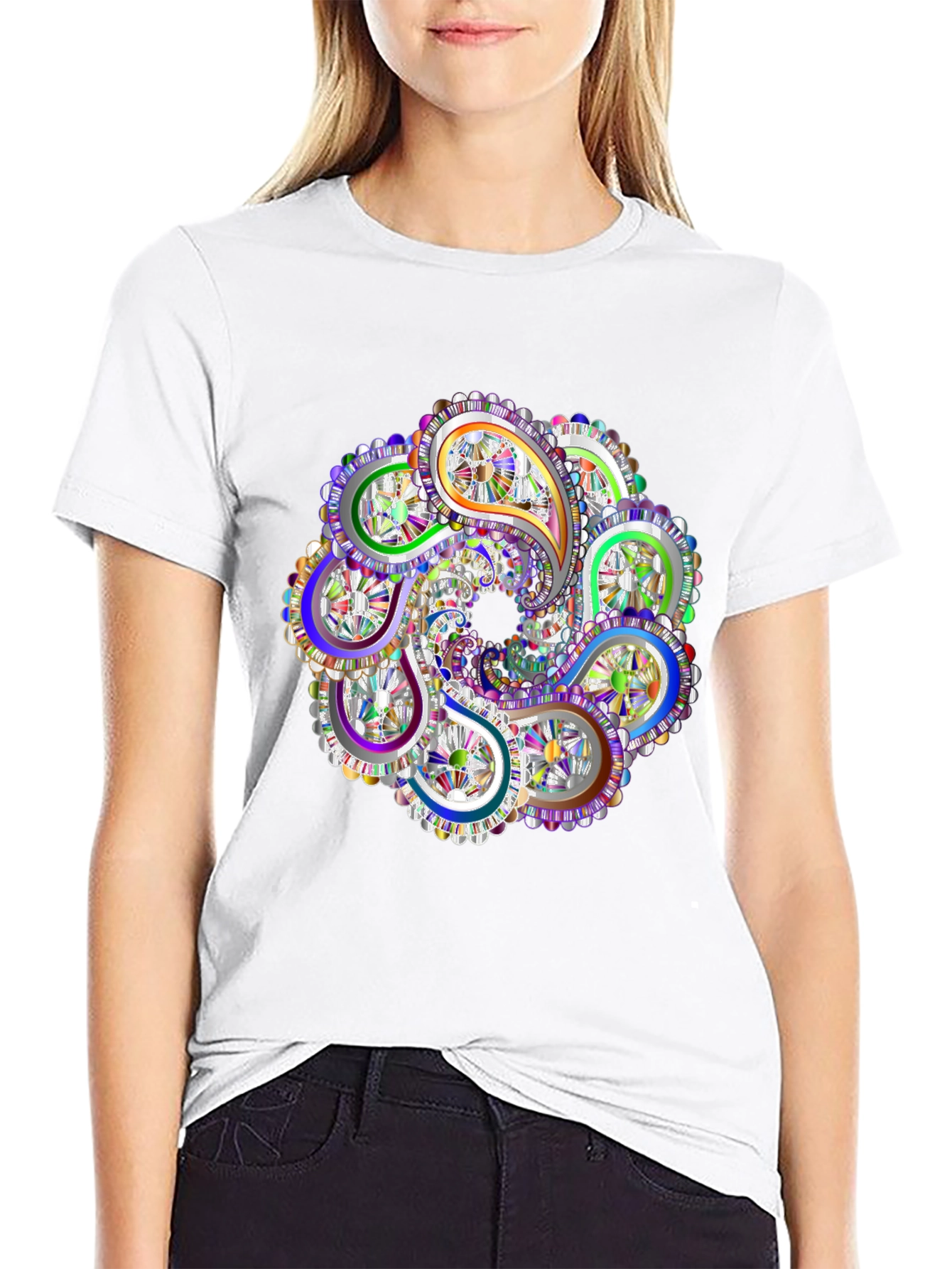 Kaleidoscope Paisley Graphic Tee