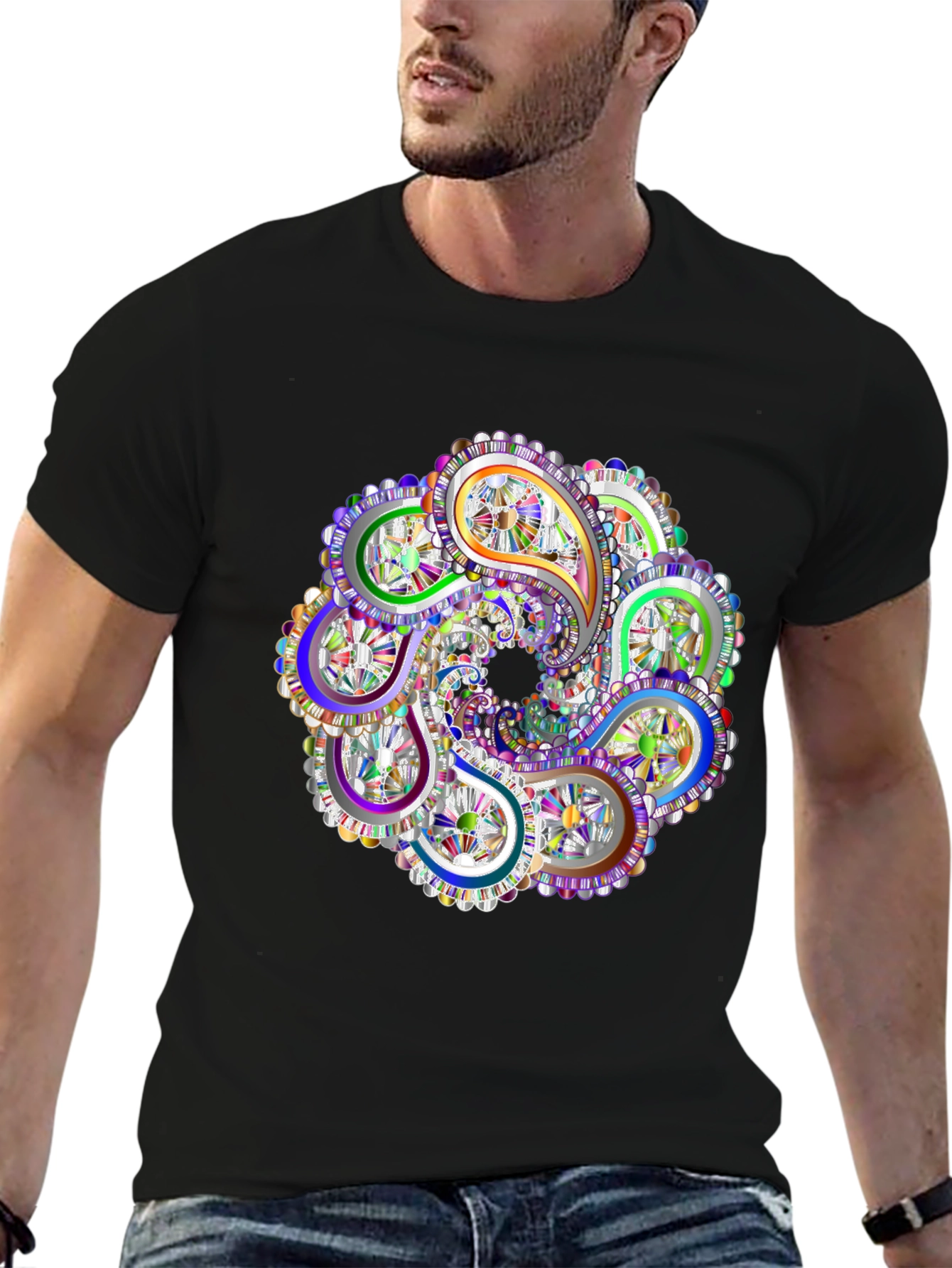 Kaleidoscope Paisley Graphic Tee