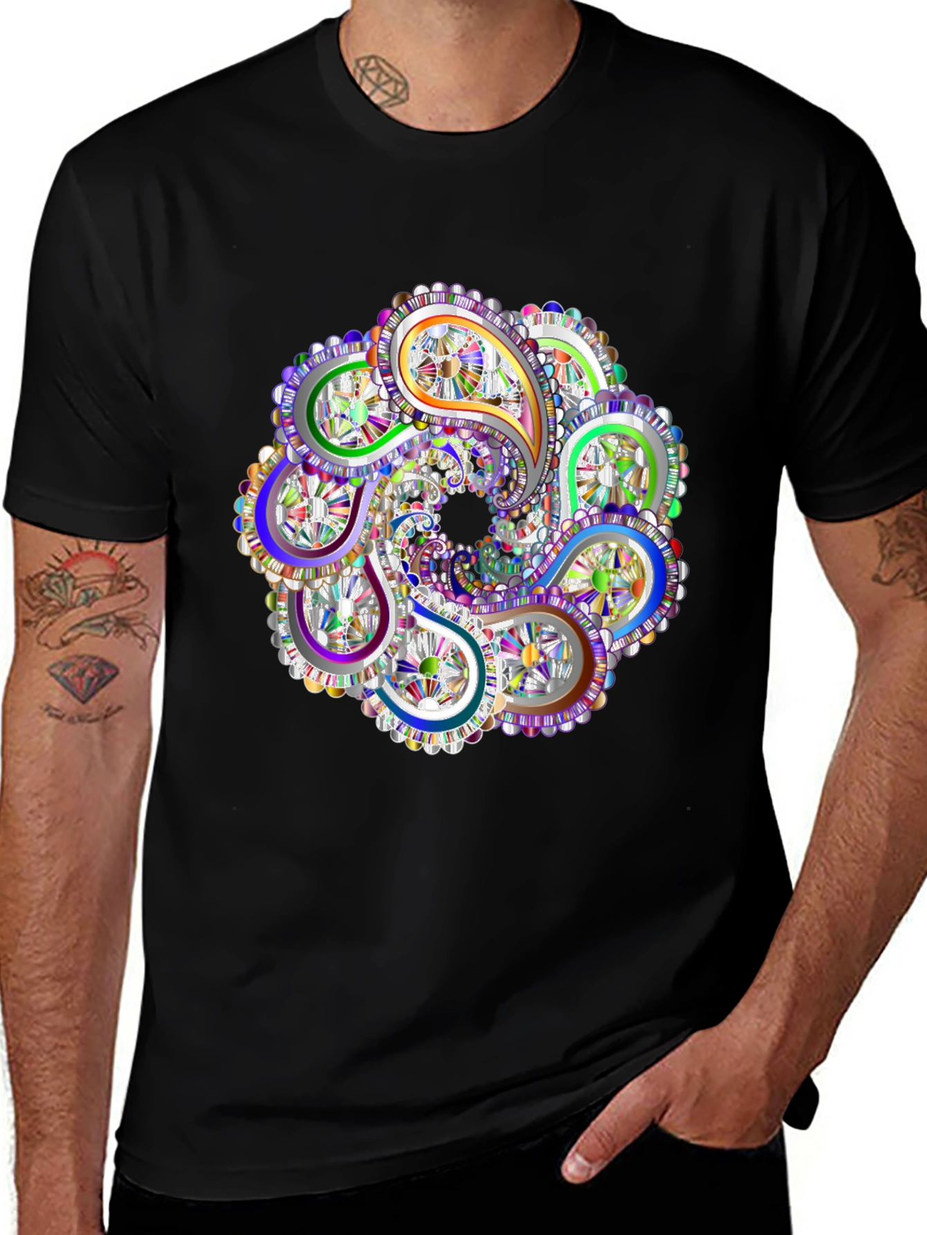 Kaleidoscope Paisley Graphic Tee