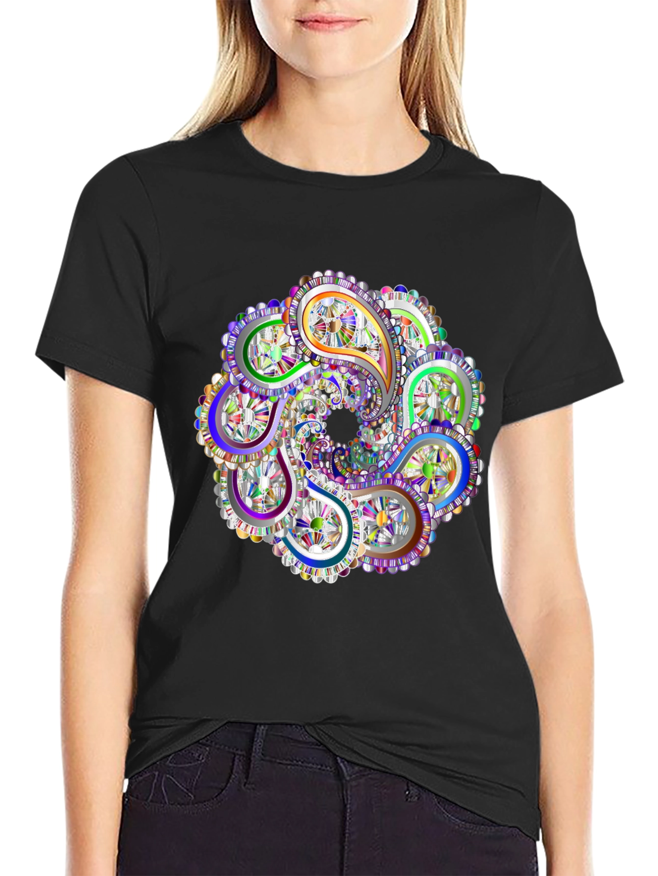 Kaleidoscope Paisley Graphic Tee