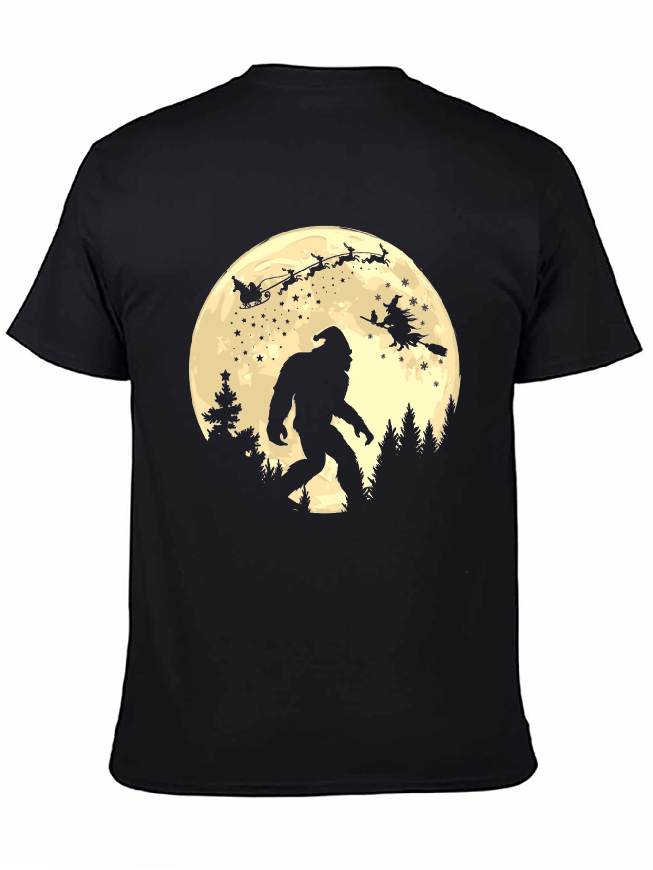 Bigfoot Santa Christmas T-Shirt
