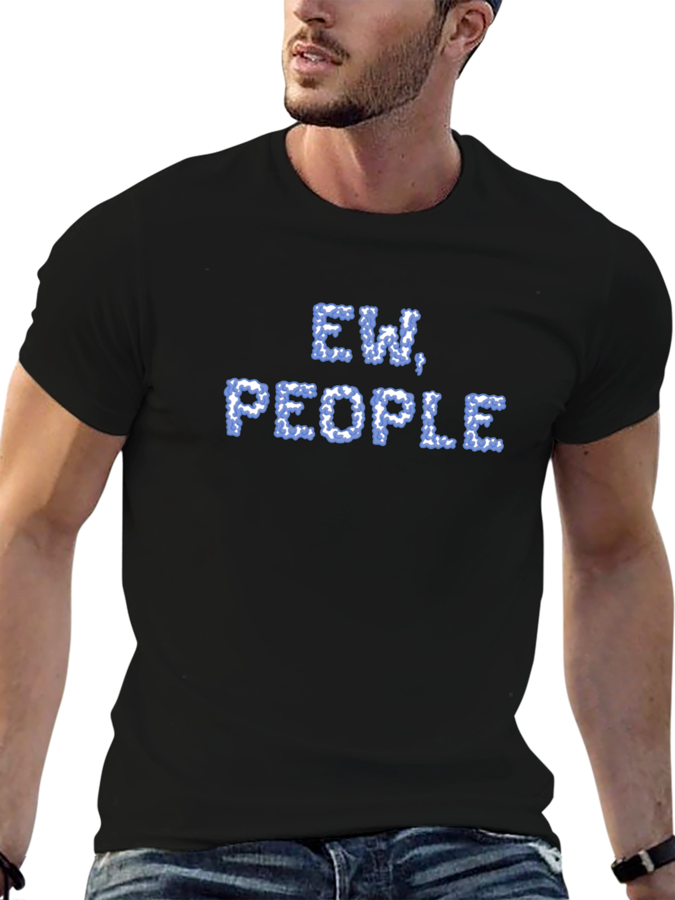 Ew People Graphic Tee - Black T-Shirt