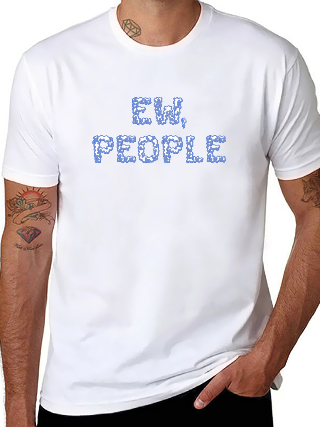 Ew People Graphic Tee - Black T-Shirt