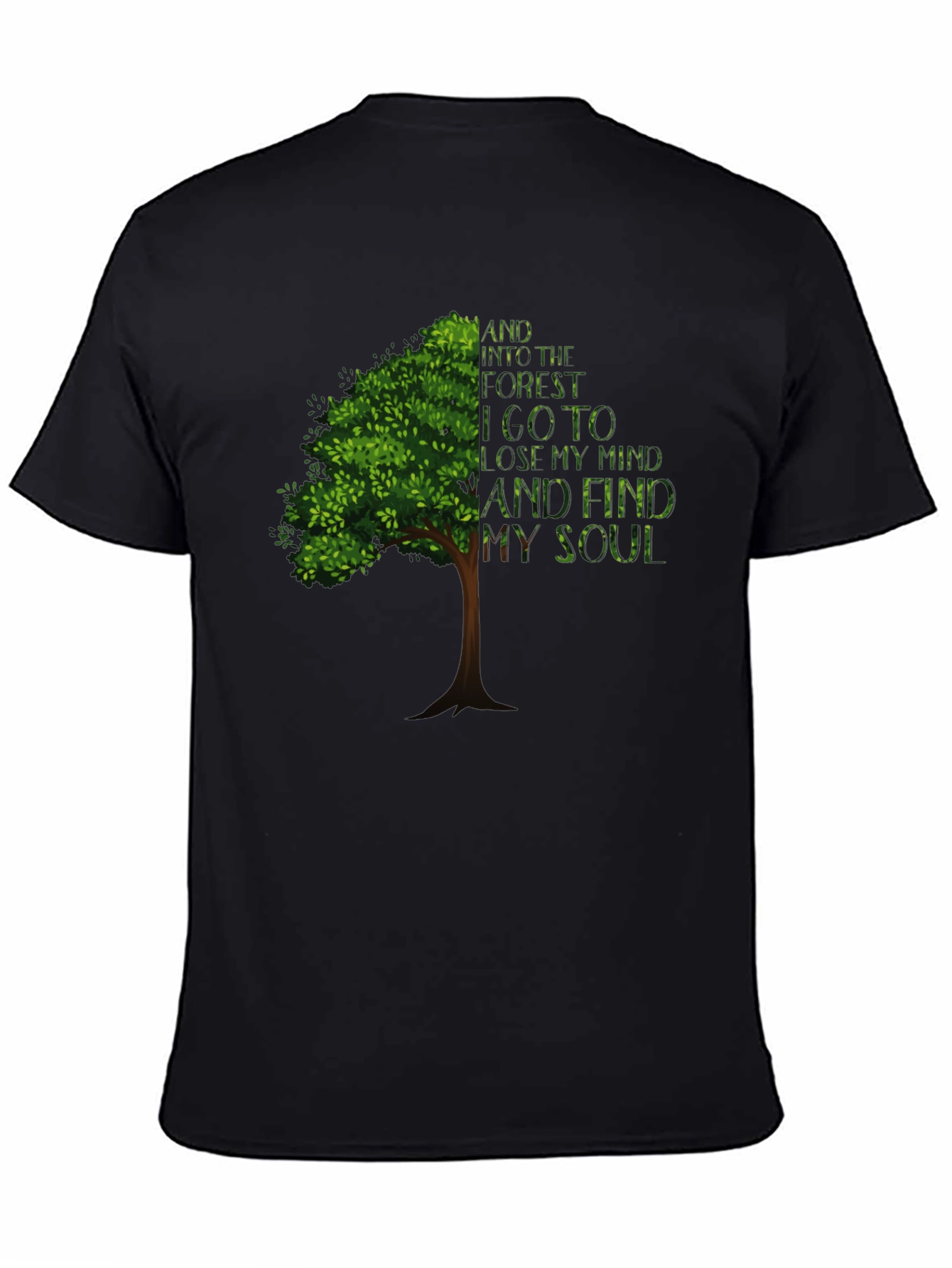 Nature Inspired T-Shirt - Find Your Soul