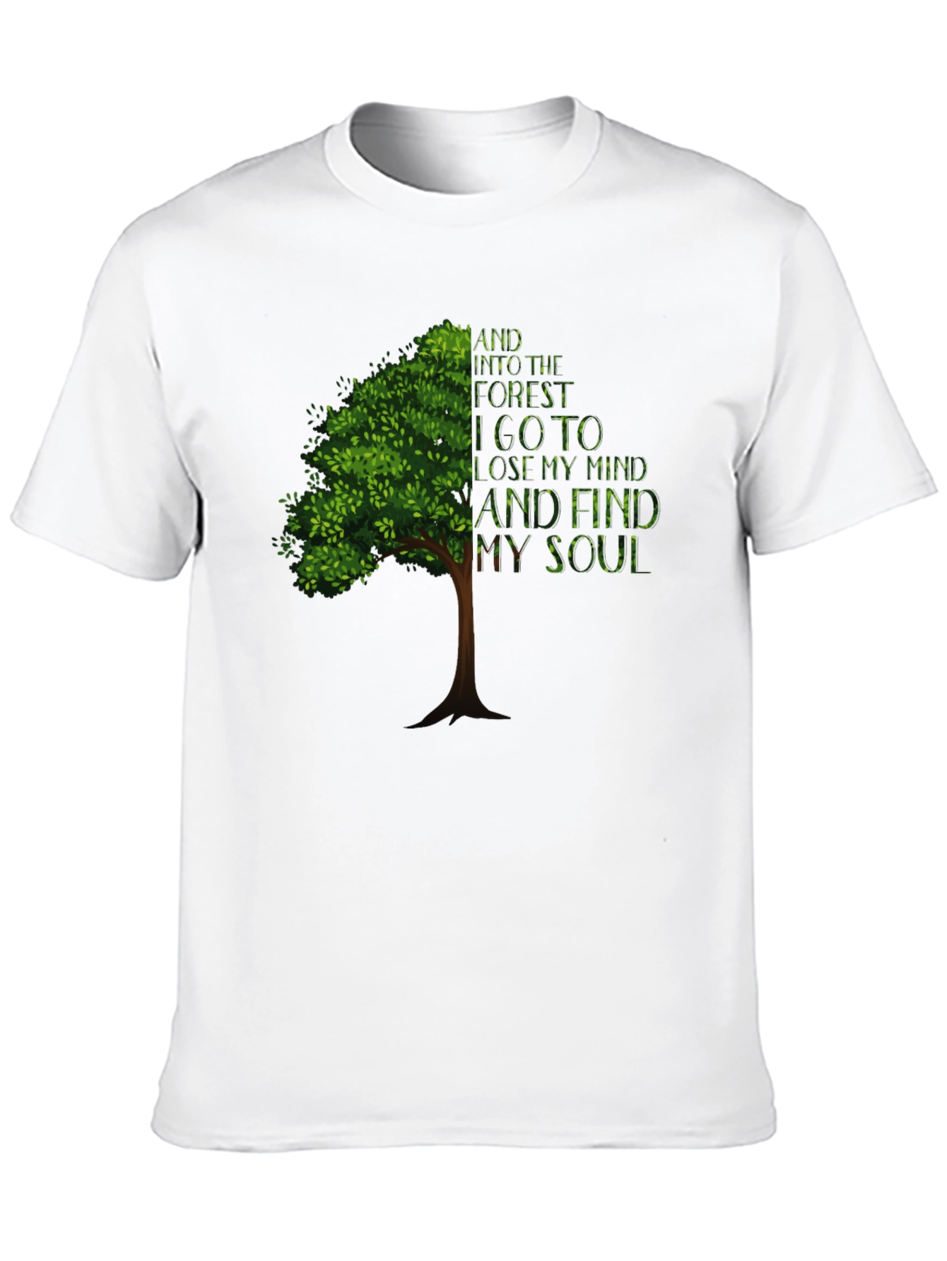Nature Inspired T-Shirt - Find Your Soul