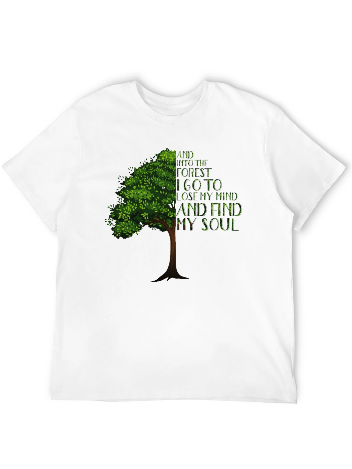 Nature Inspired T-Shirt - Find Your Soul