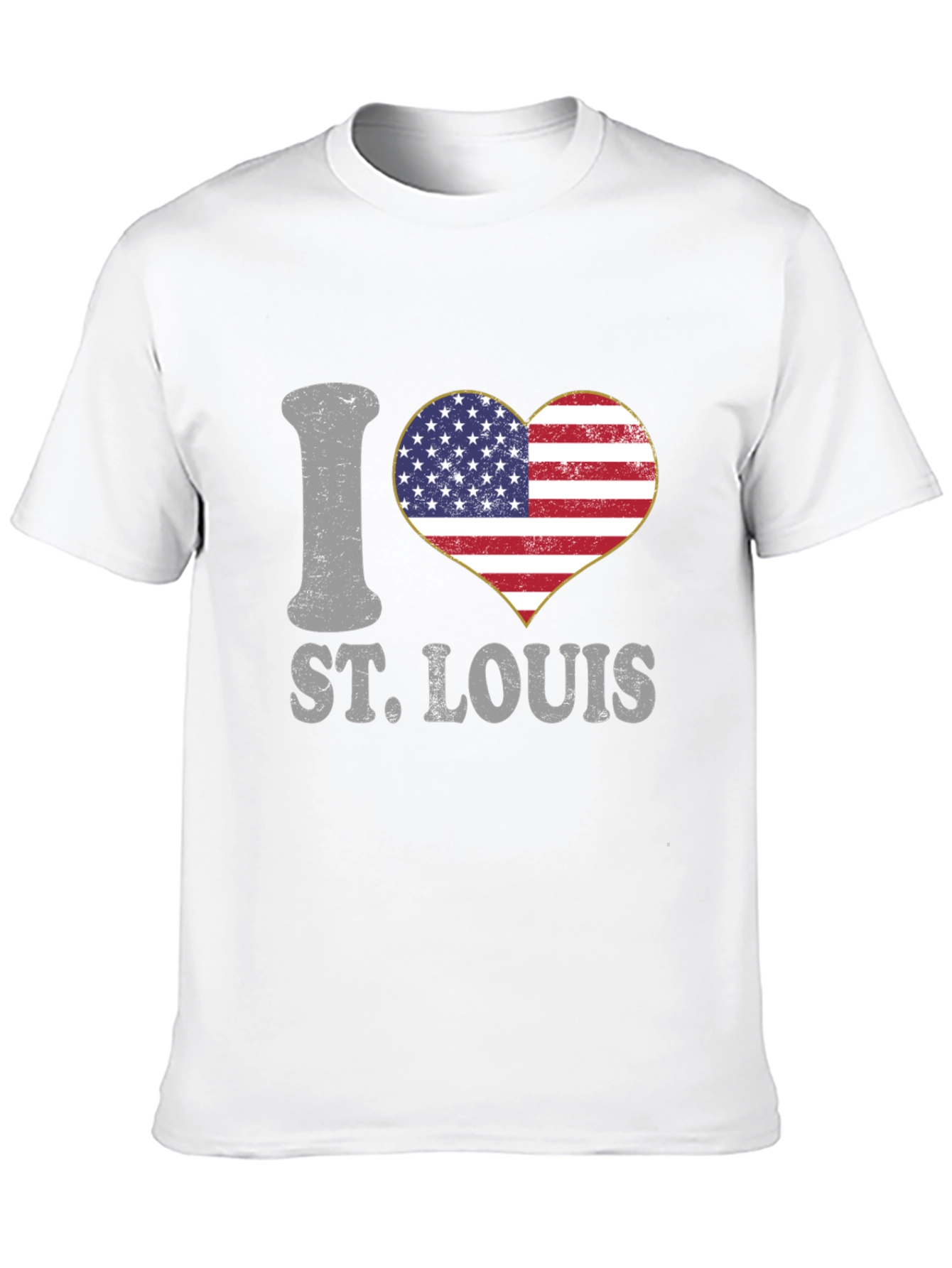 I Love St. Louis USA Heart T-Shirt