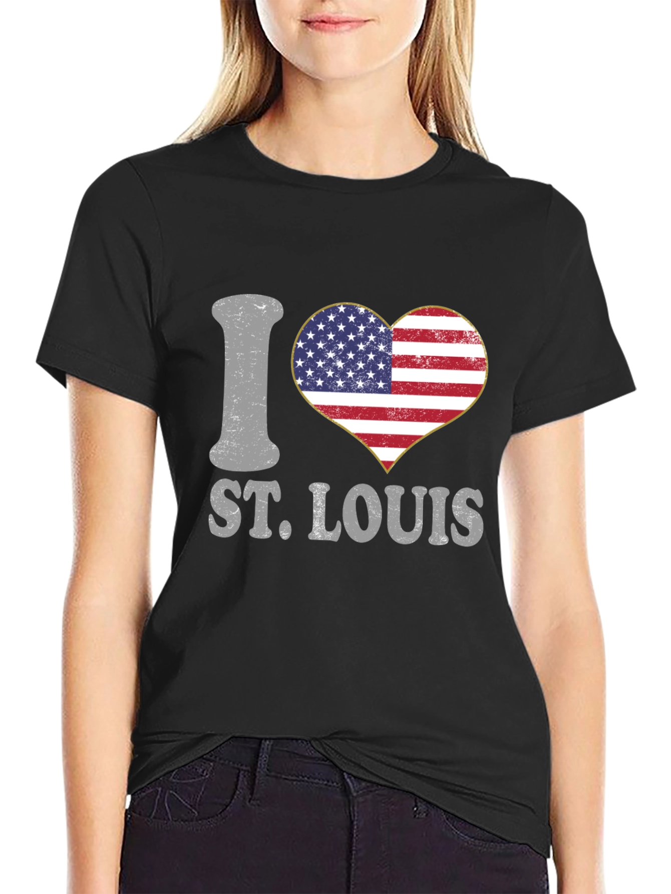 I Love St. Louis USA Heart T-Shirt