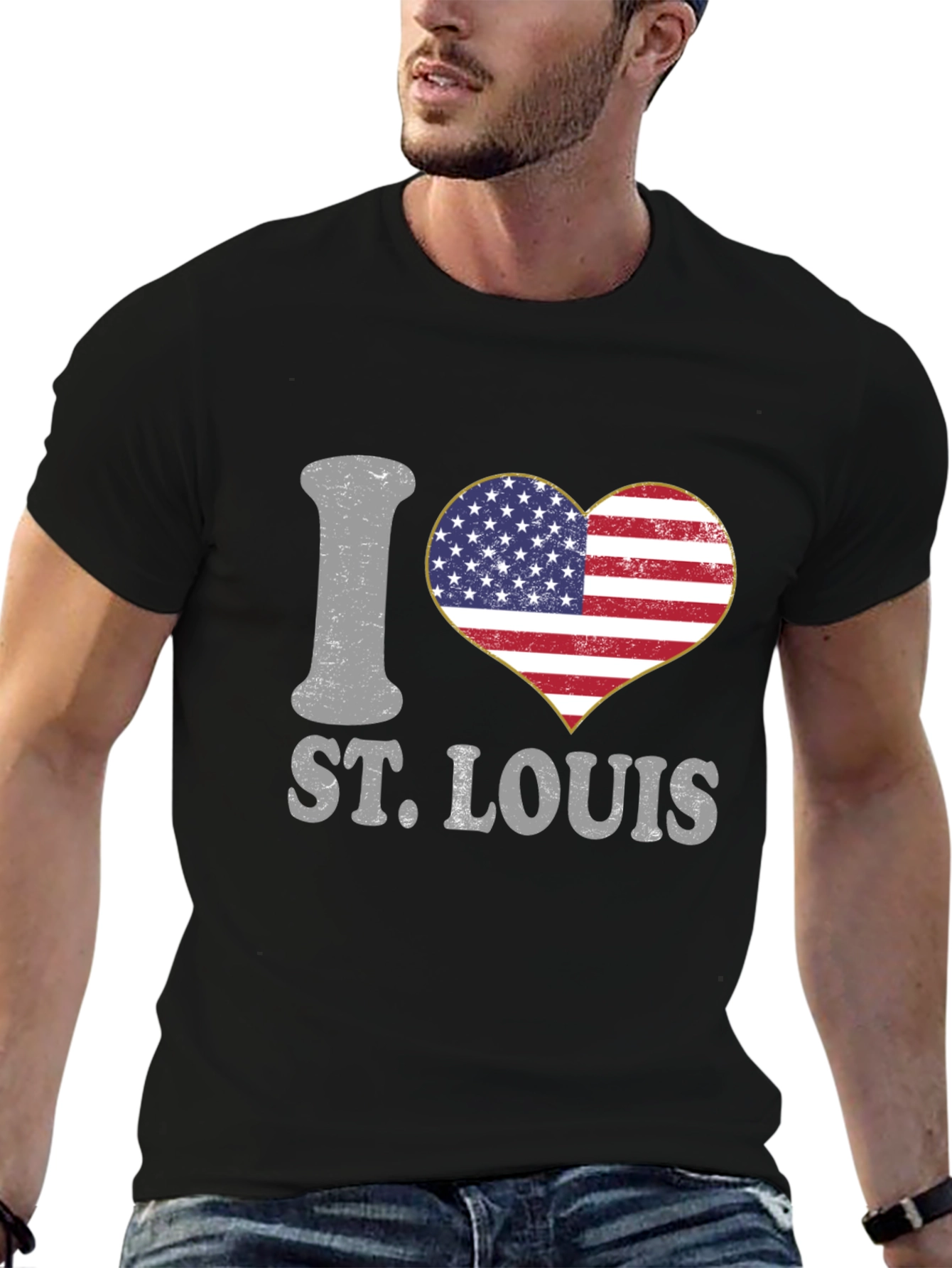 I Love St. Louis USA Heart T-Shirt