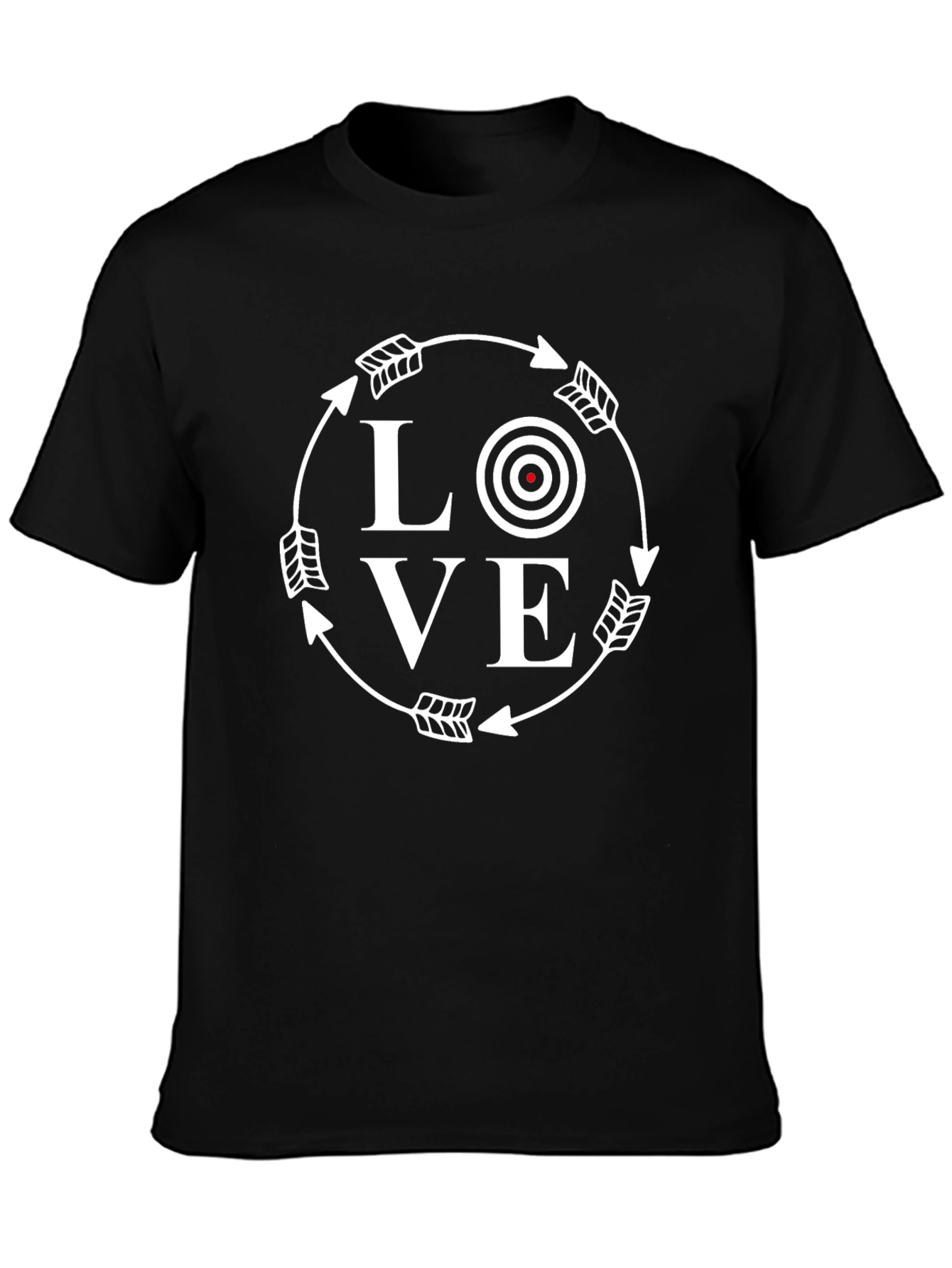 Love Target T-Shirt - Archer Arrow Design