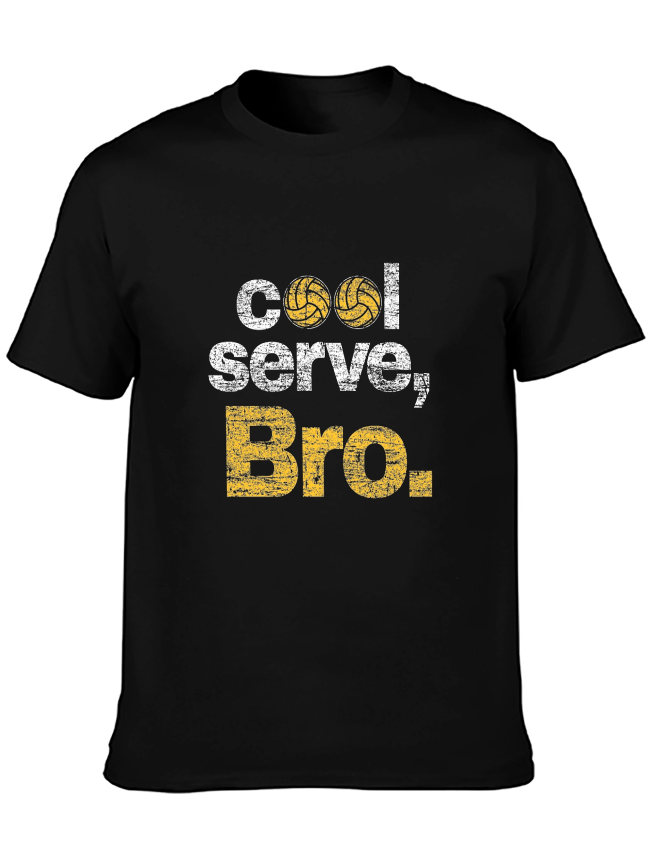 Cool Serve Bro Volleyball Graphic T-Shirt