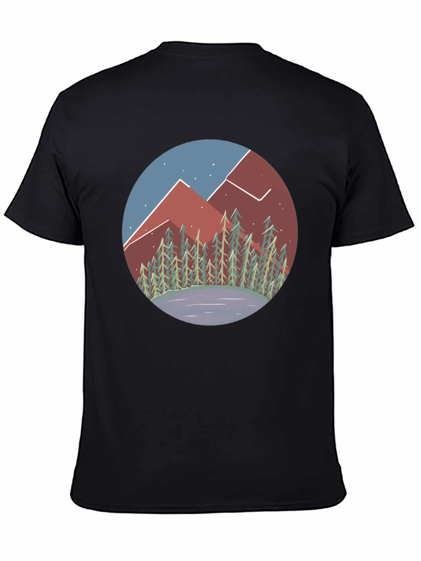 Mountain Vista Graphic Tee - Unisex Black Shirt