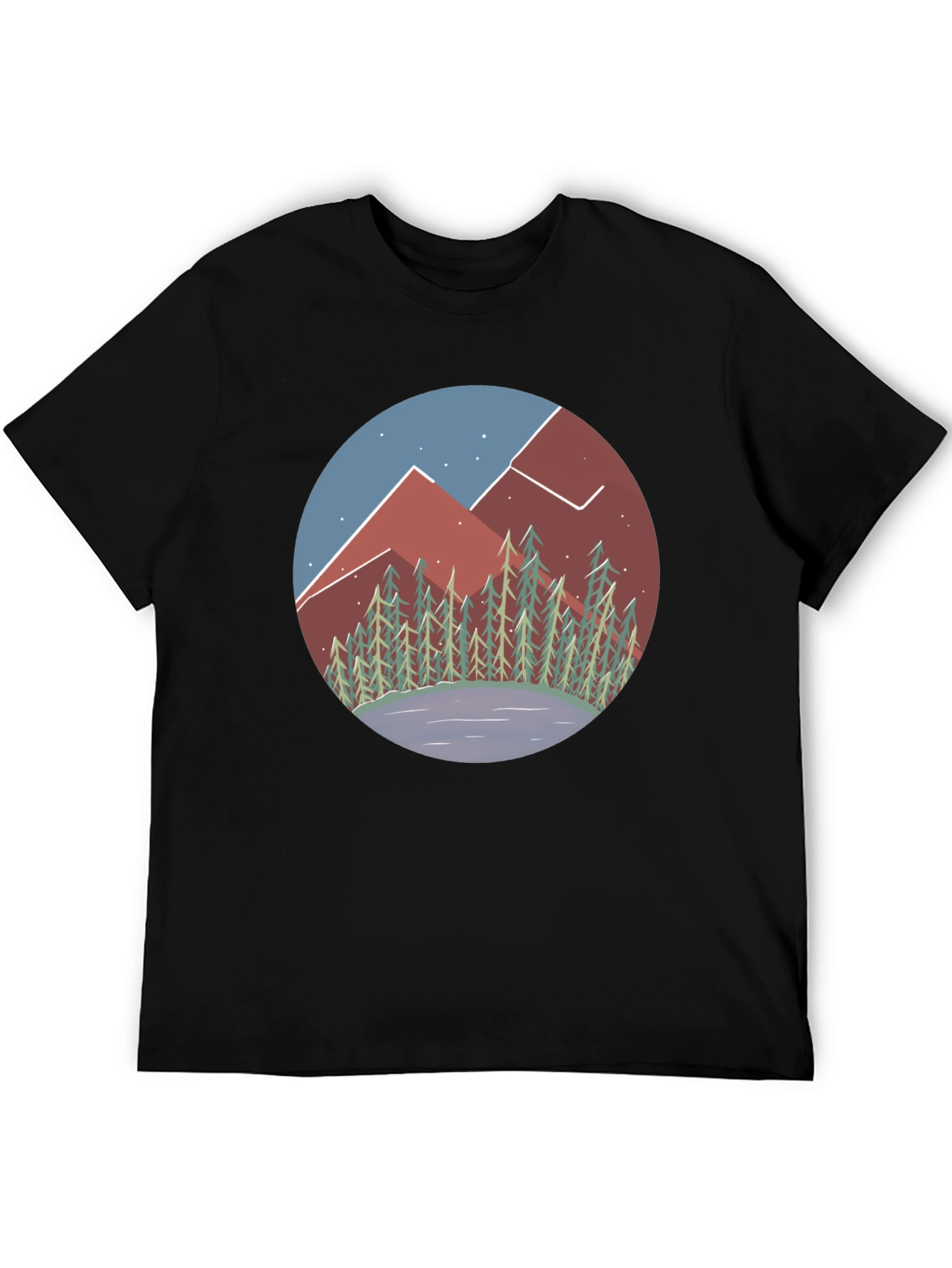 Mountain Vista Graphic Tee - Unisex Black Shirt